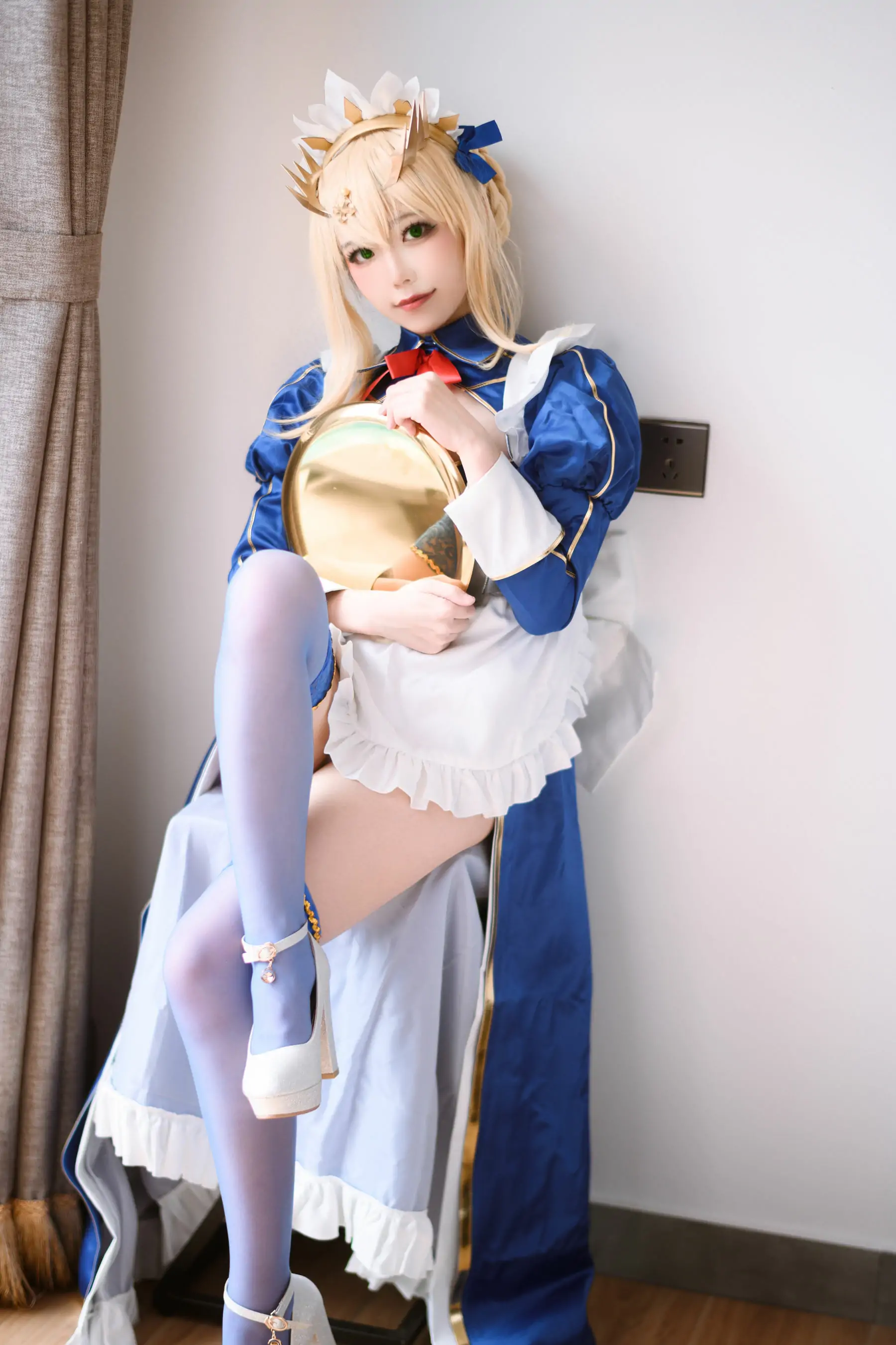 [网红COSER写真] Cosplay汪知子 - 白枪呆