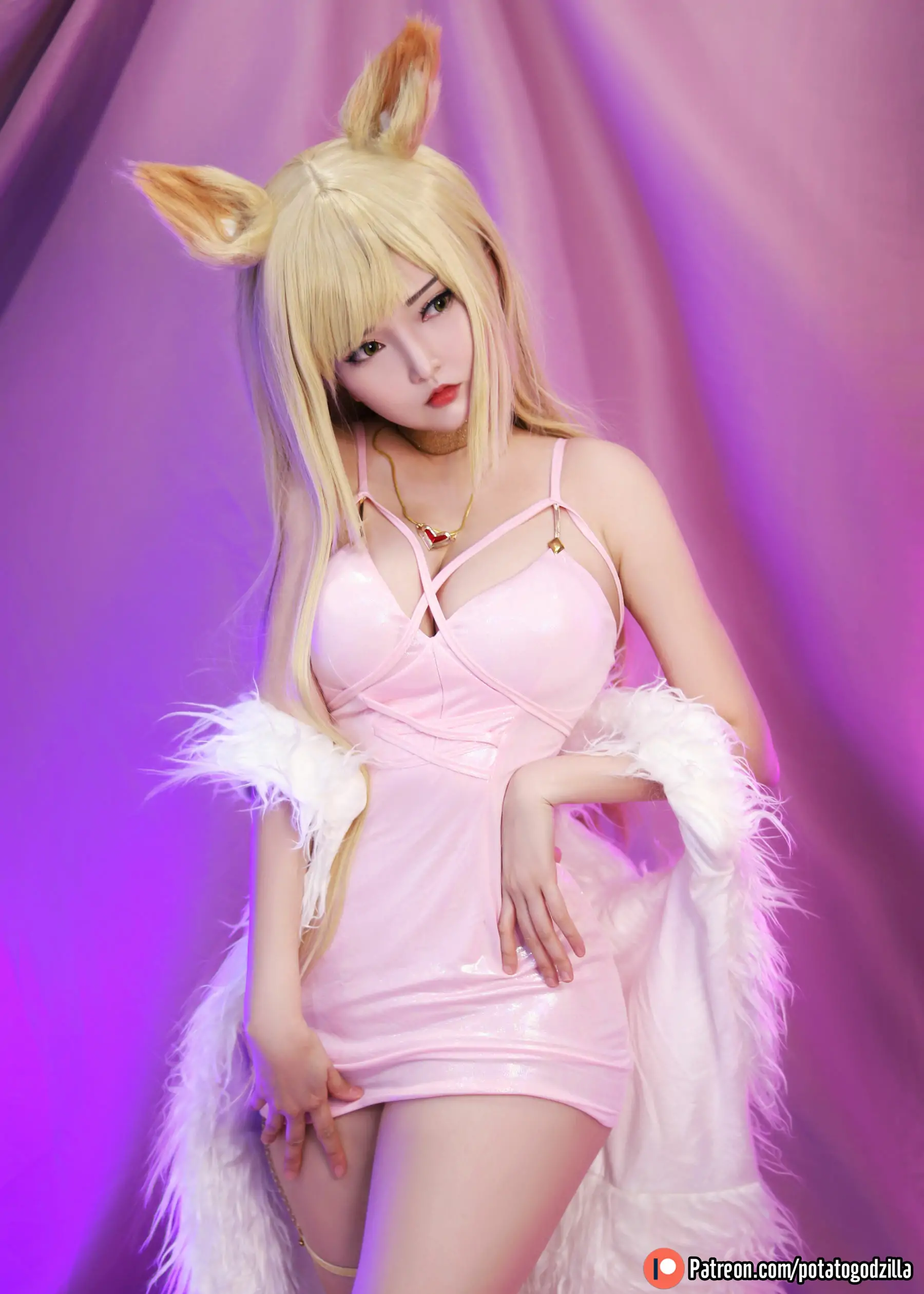 [COS福利] Coser小姐姐Potato Godzilla - KDA Ahri