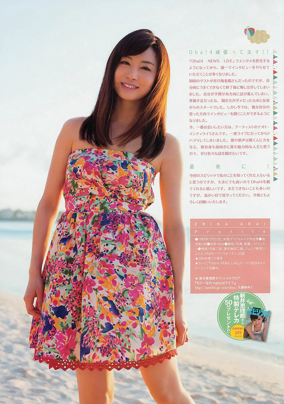 [Weekly Big Comic Spirits] 2013年No.33 新井恵理那