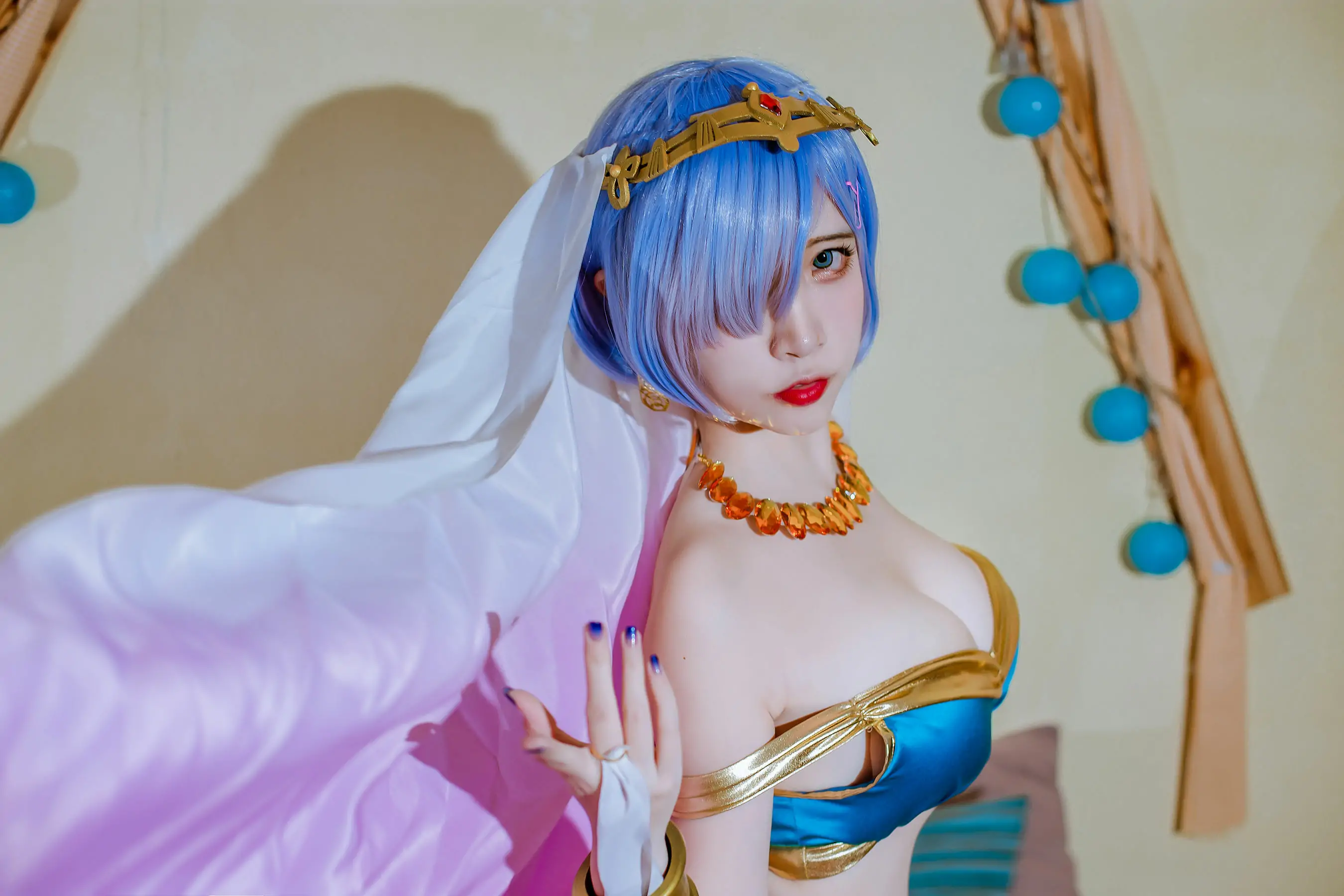 [Cosplay] 人气Coser二佐Nisa - 蕾姆舞娘