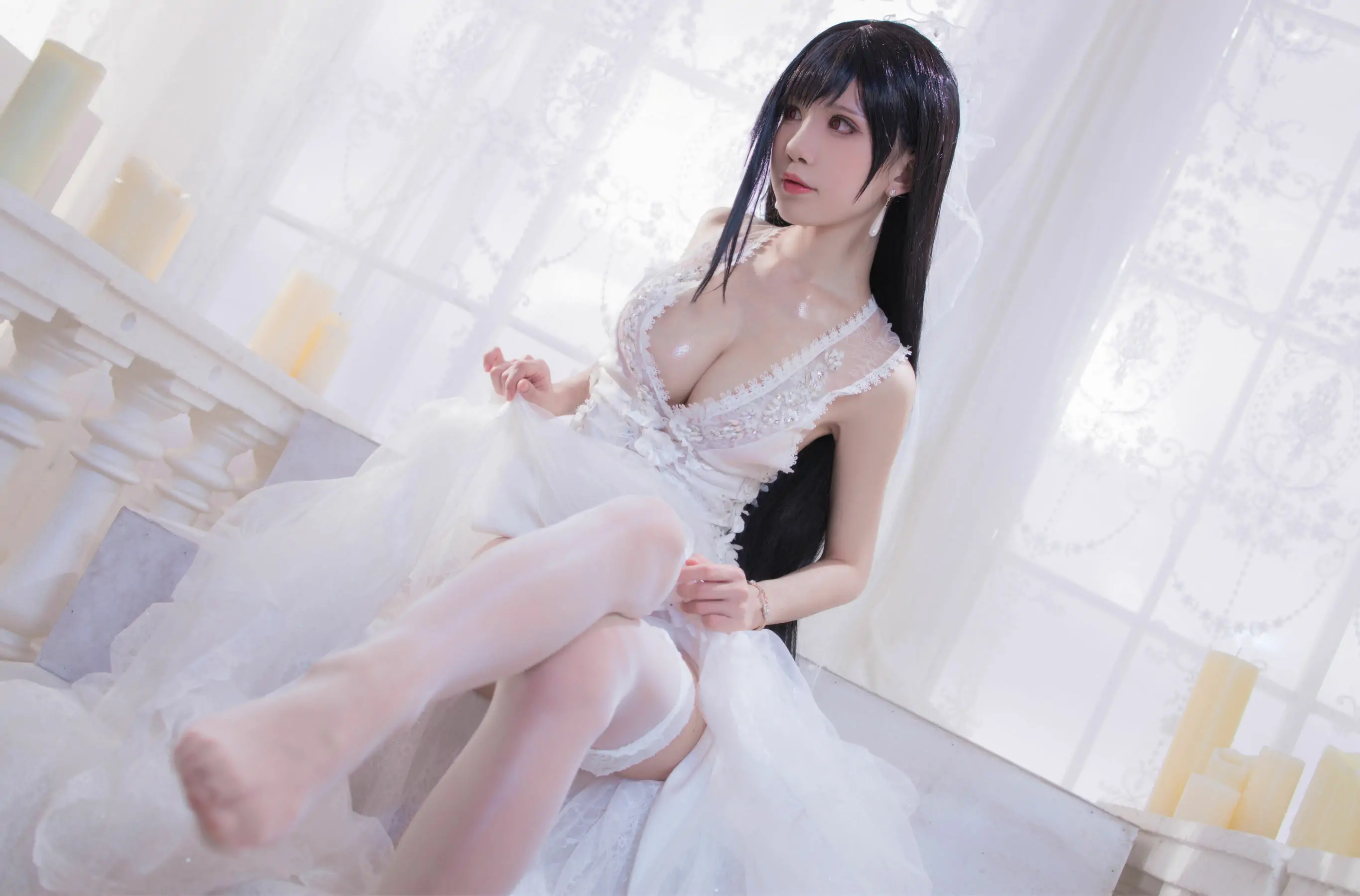 [Cosplay] 动漫博主水淼aqua - 婚纱