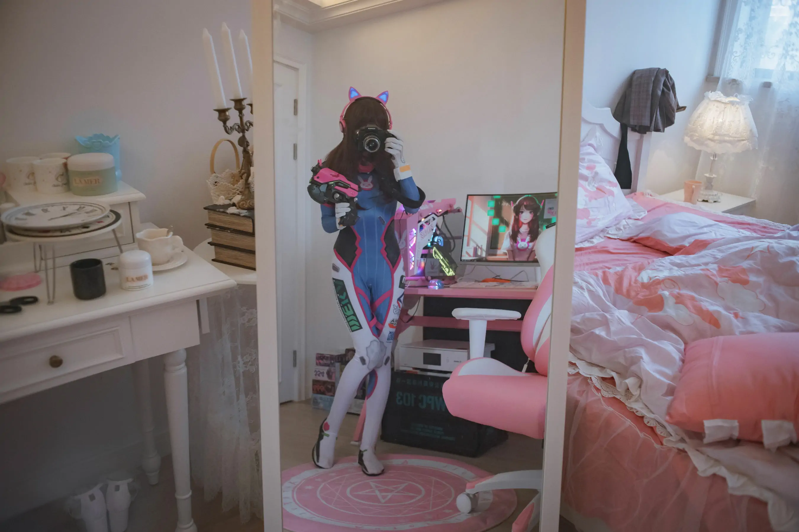 [福利COS] 福利姬木花琳琳是勇者 - オーバーウォッチD.VA