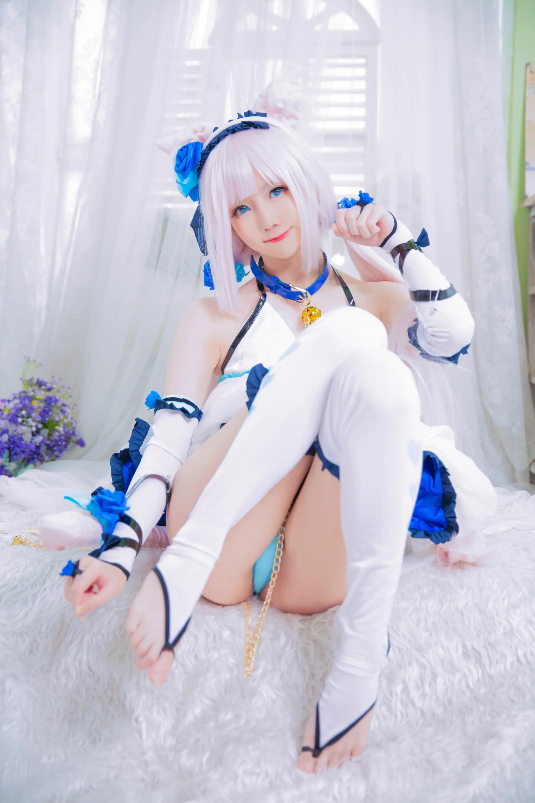 [福利COS] Sally Dorasnow - Nekopara Vanilla Lingerie