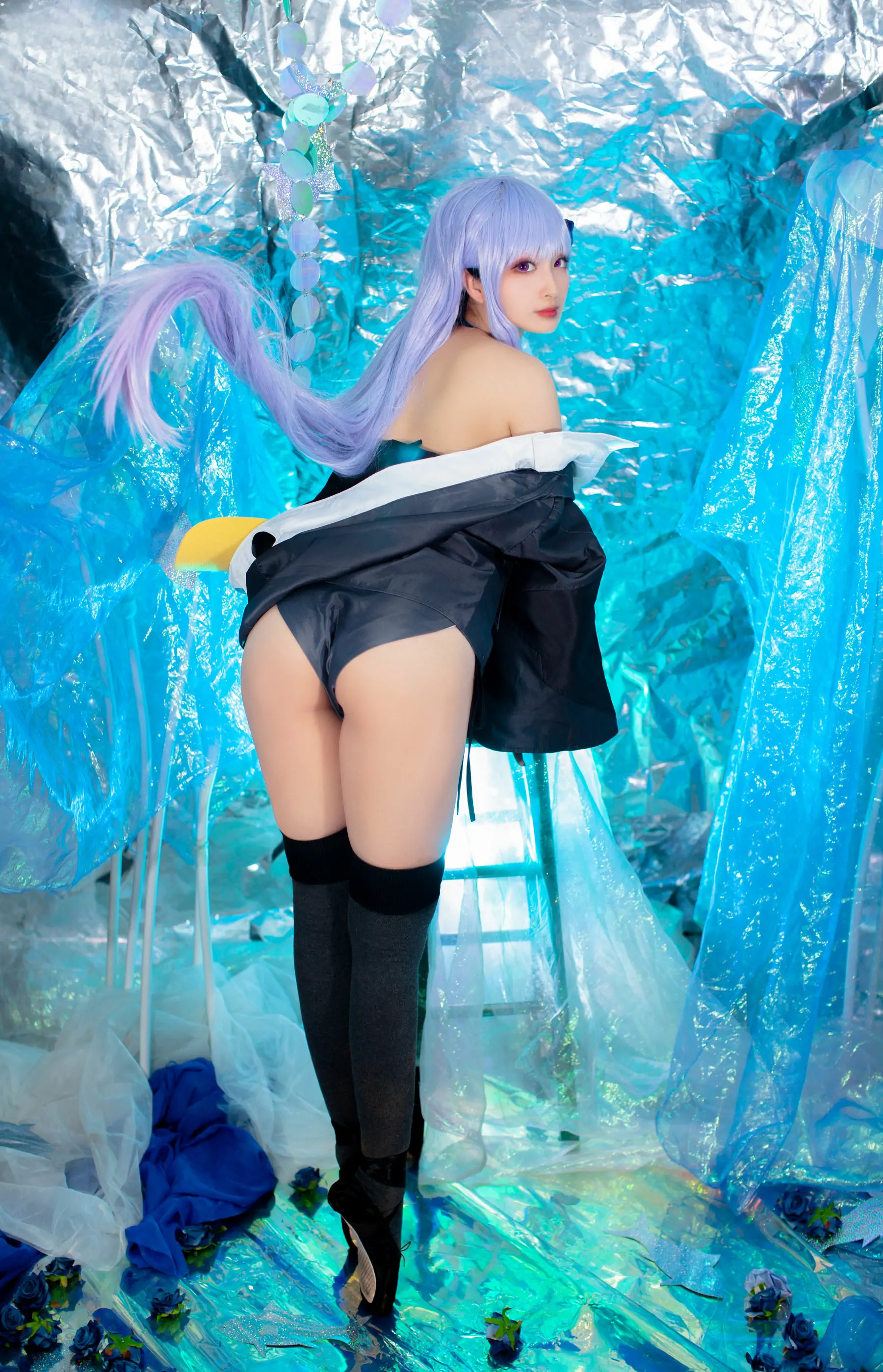 [福利COS] 动漫博主洛璃LoLiSAMA - 水着莉莉丝