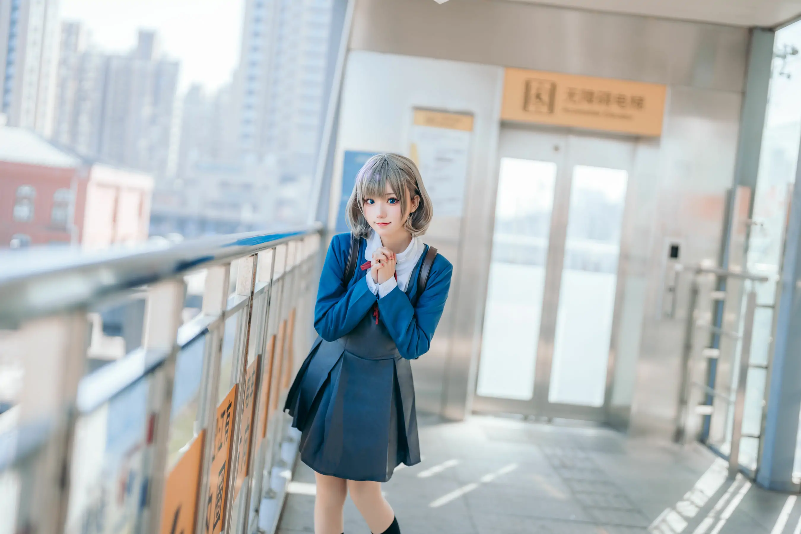 [网红COSER] 花柒Hana - 唐可可校服