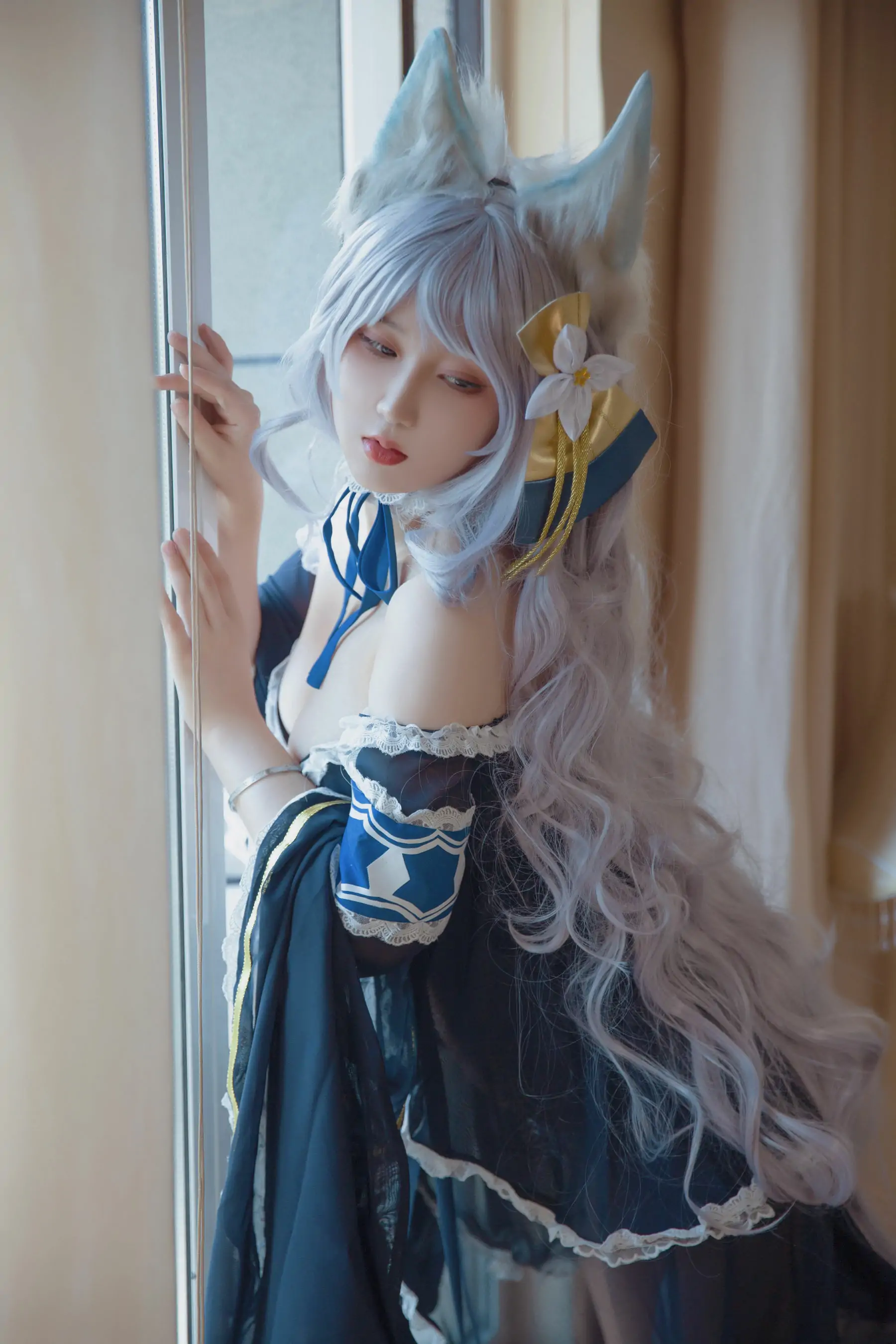 [福利COS] Ruby蘸酱美美 - 碧蓝航线 信浓睡衣