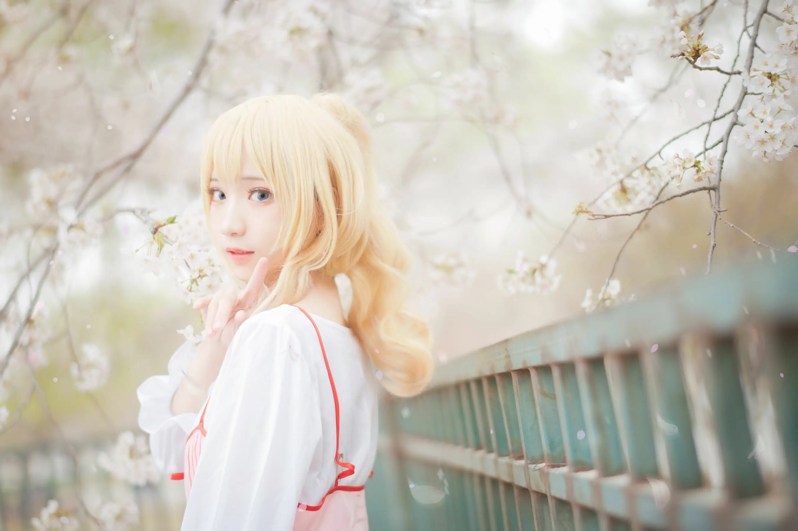 [福利COS] 花柒Hana - 宫园熏粉裙