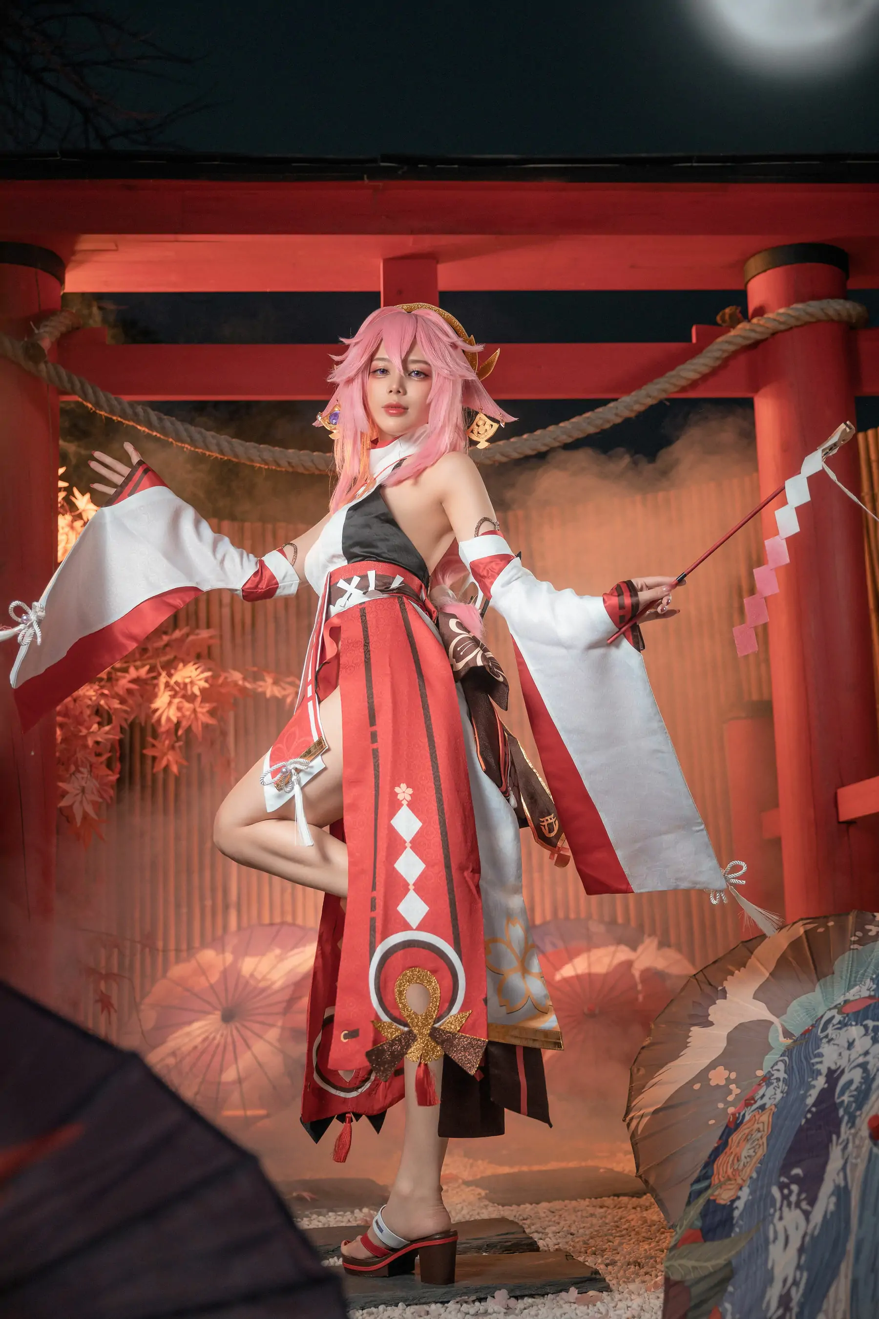 [福利COS] 推特阿九 - 八重神子