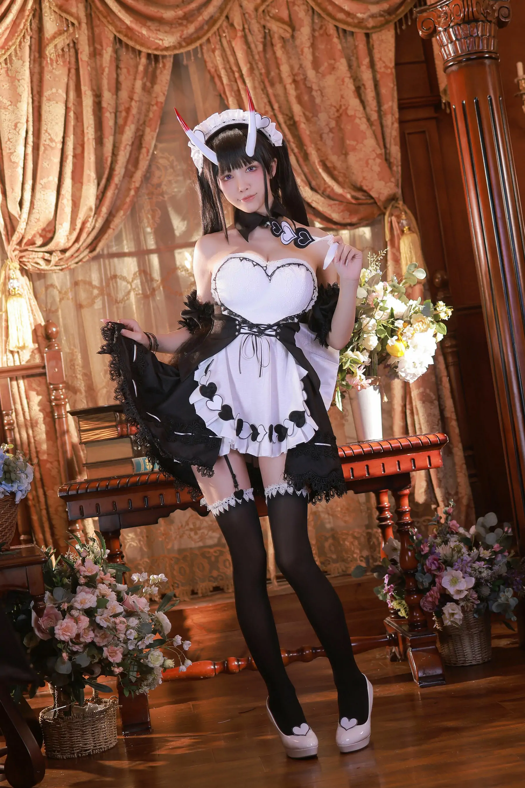 [福利COS] 动漫博主水淼aqua - Noshiro maid