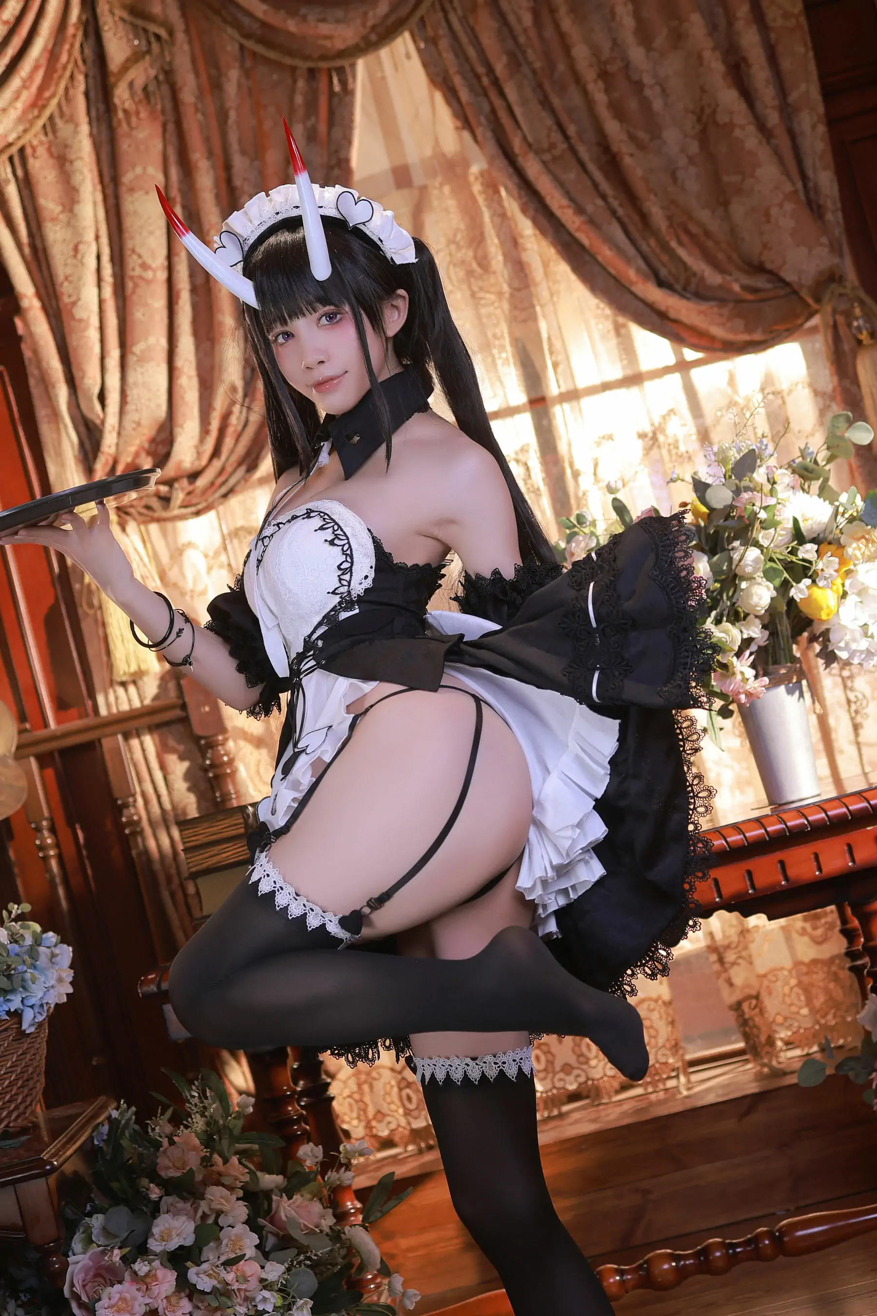 [福利COS] 动漫博主水淼aqua - Noshiro maid