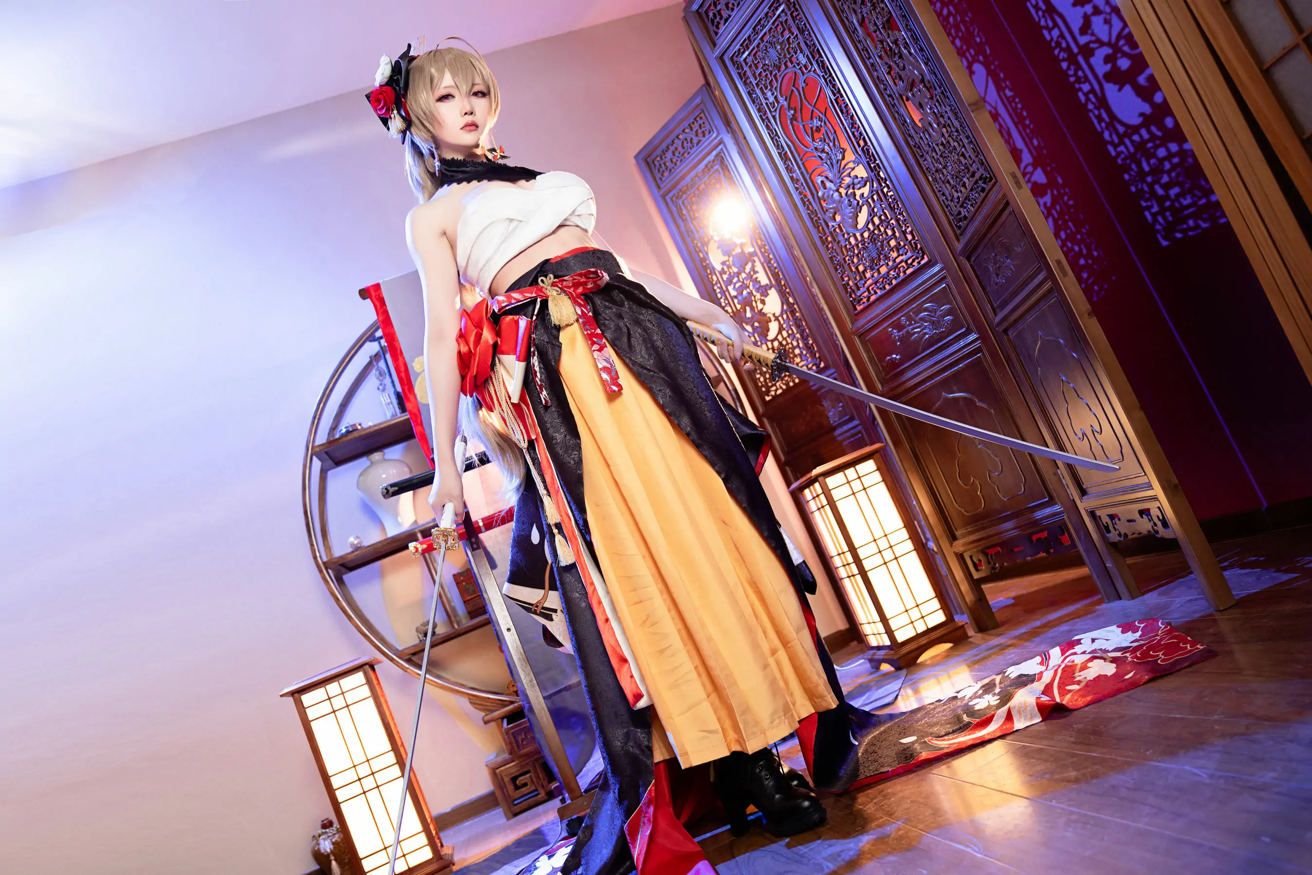 [福利COS] Coser小姐姐星之迟迟 - 碧蓝航线 让巴尔