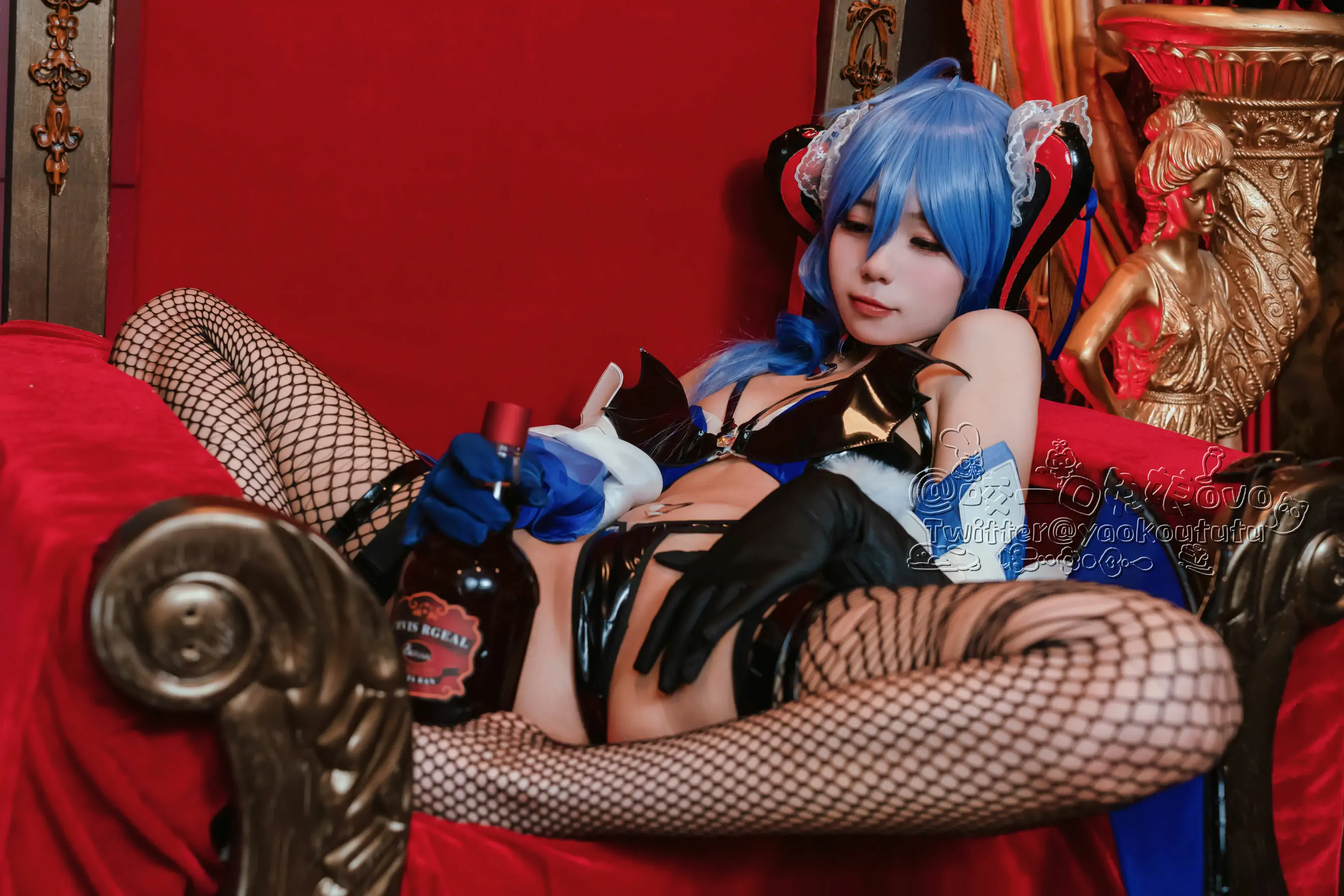 [福利COS] 咬一口兔娘 - 甘雨魅魔