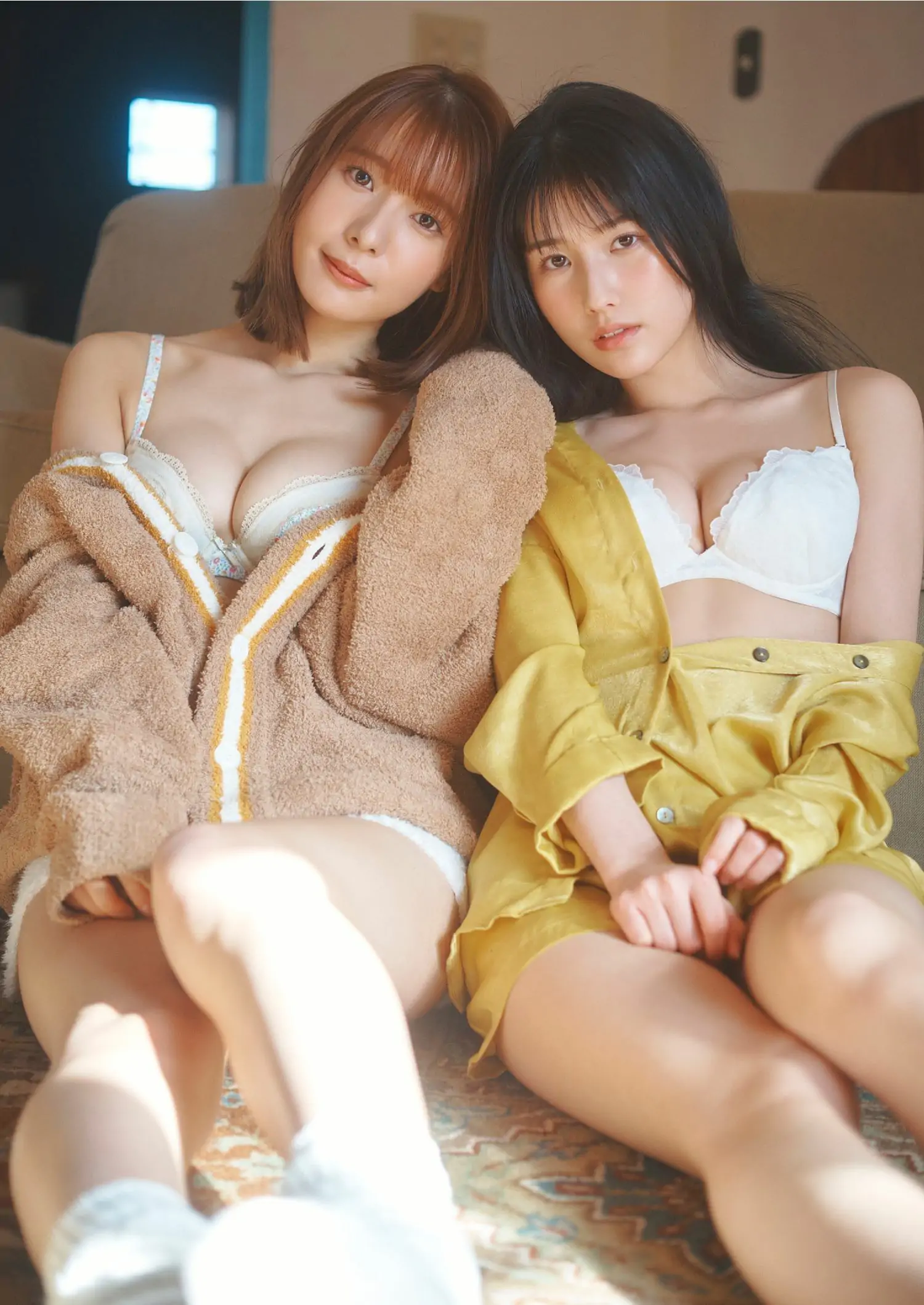 Anri Morishima 森嶋あんり & Yui Oku 奥ゆい - Fuwa yuru Yuri shimai ふわゆるユリ姉妹