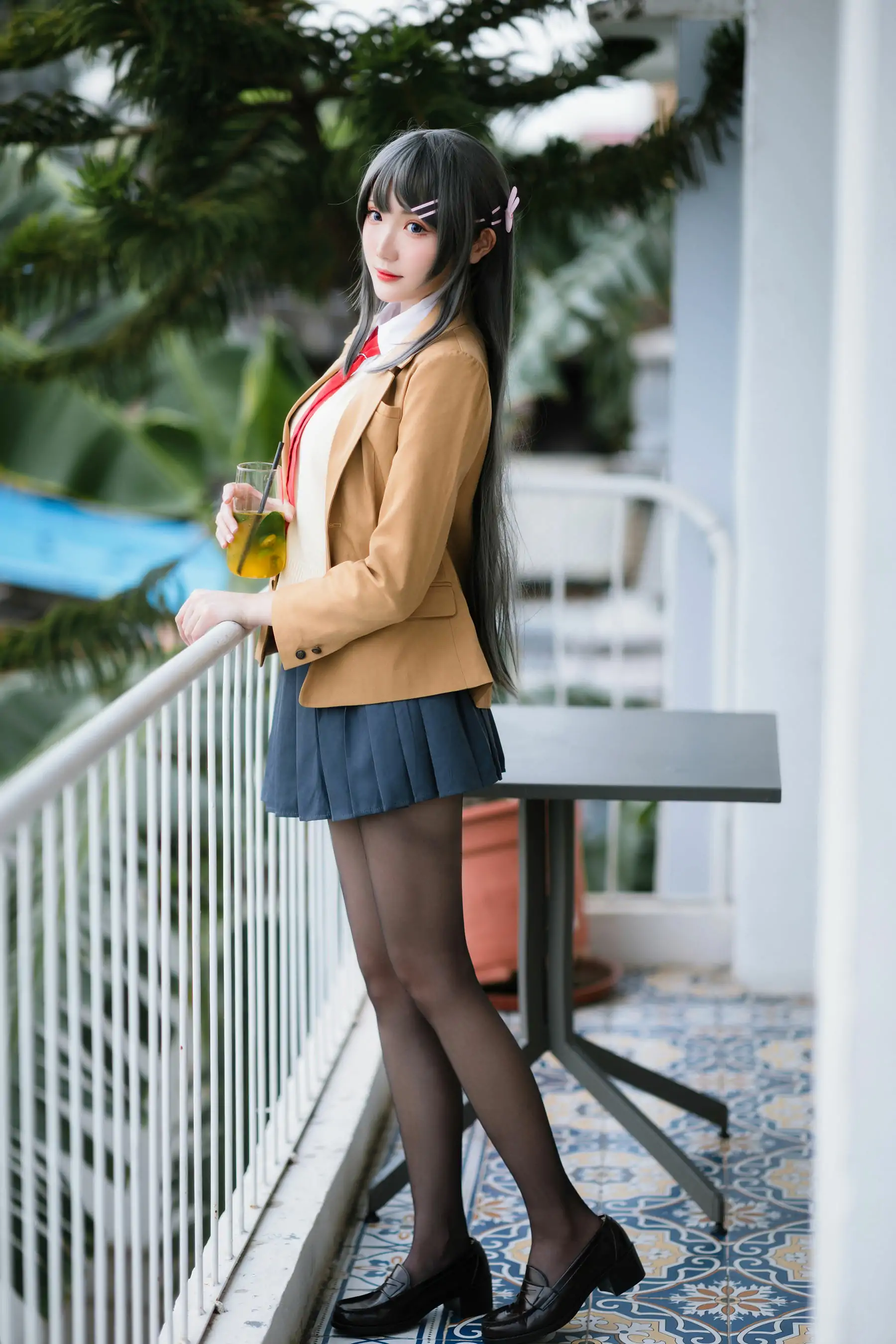 Coser 瓜希酱 福利 - 樱岛麻衣 校服