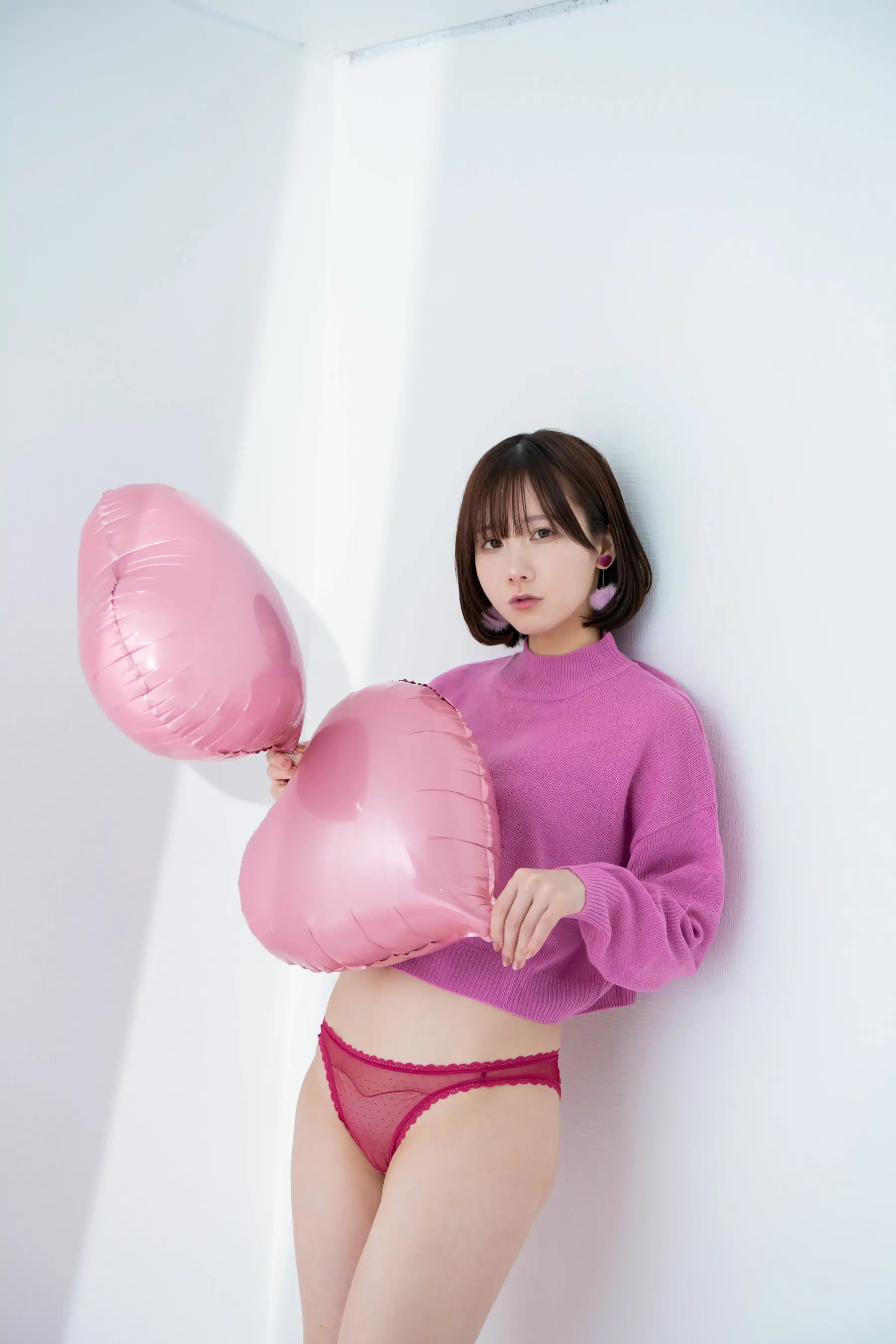 日本甜美COSER けんけん [fantia] 2024.02 写真 バレンタイン 撮影PINK