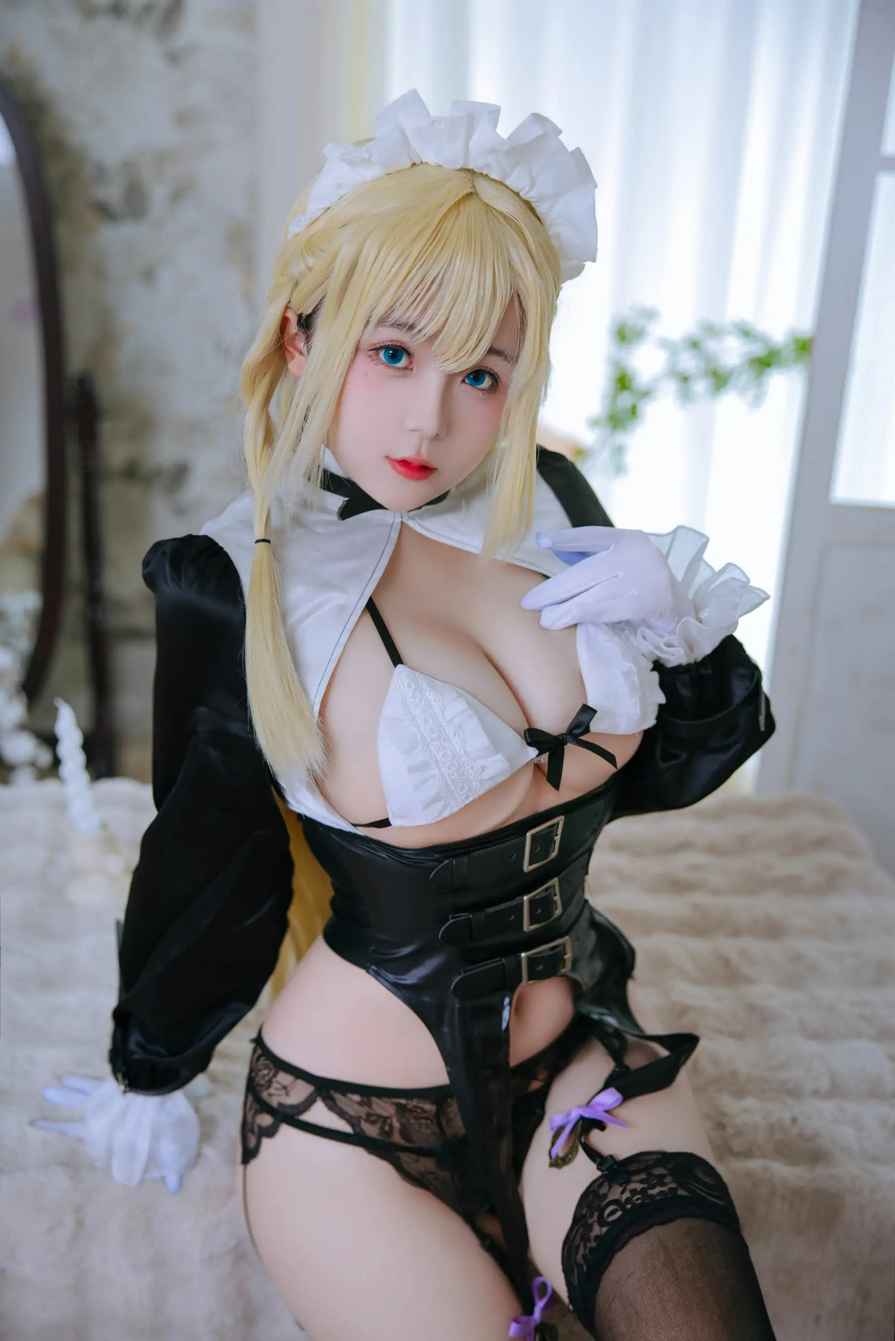 Cosplay 日奈娇 - 拘束女仆