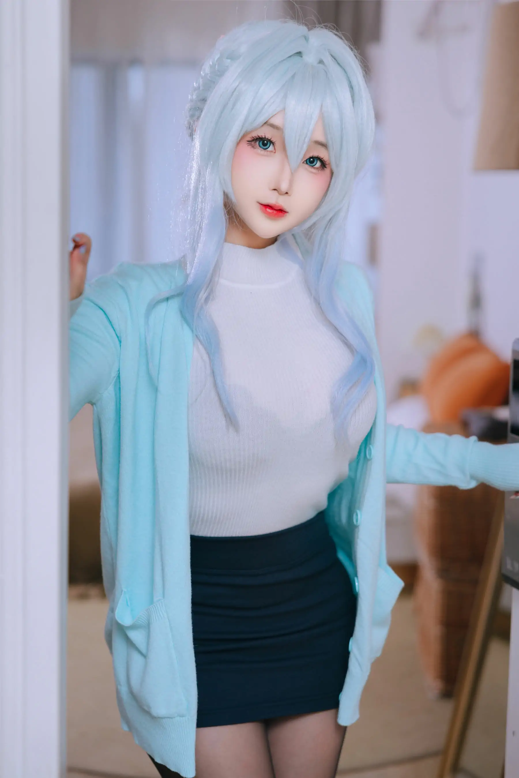 Cosplay 日奈娇 - 未亡人雪女