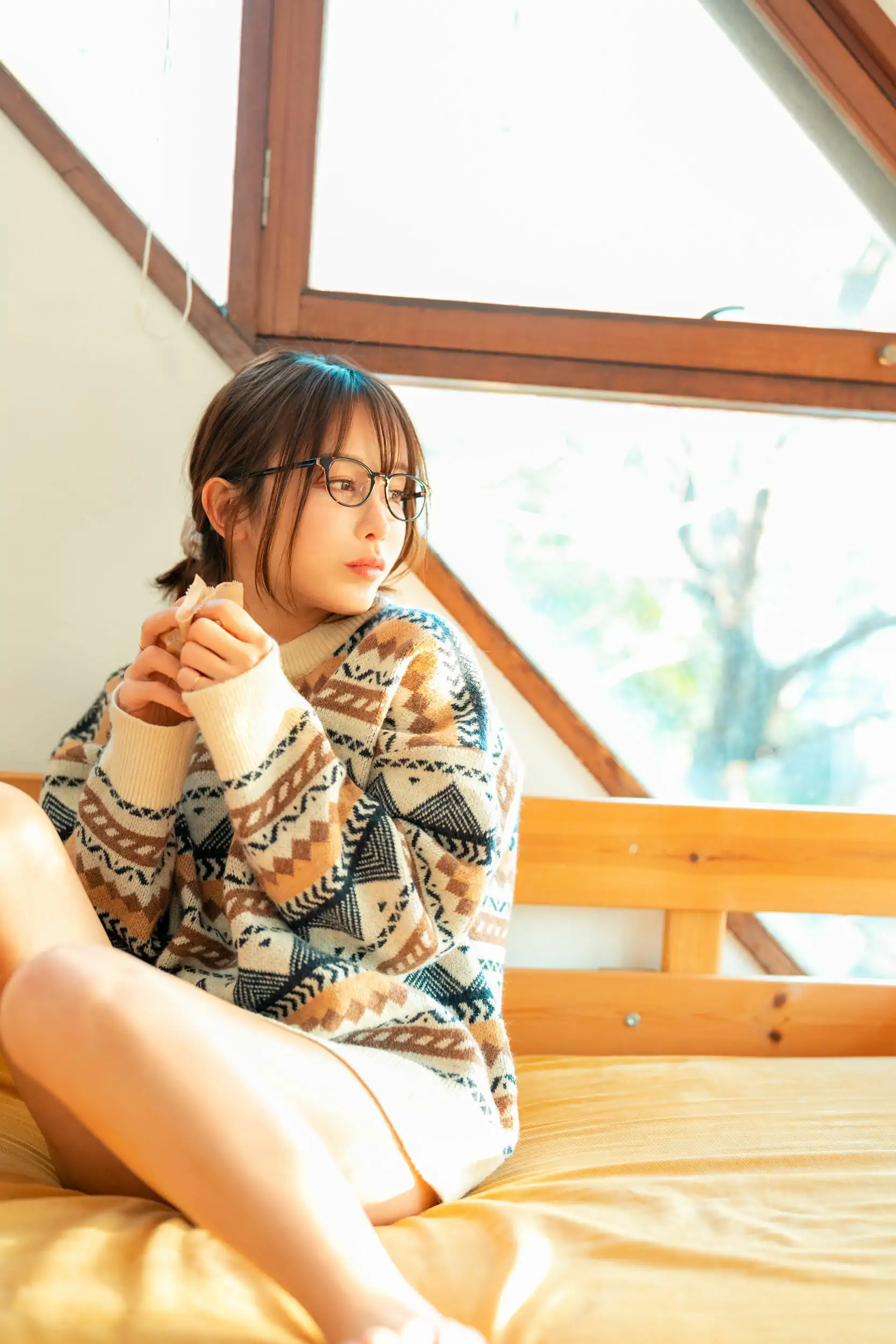 いくみ – (193iKkyu3) [Fantia] 2023年03月 Warm and Fluffy Knit