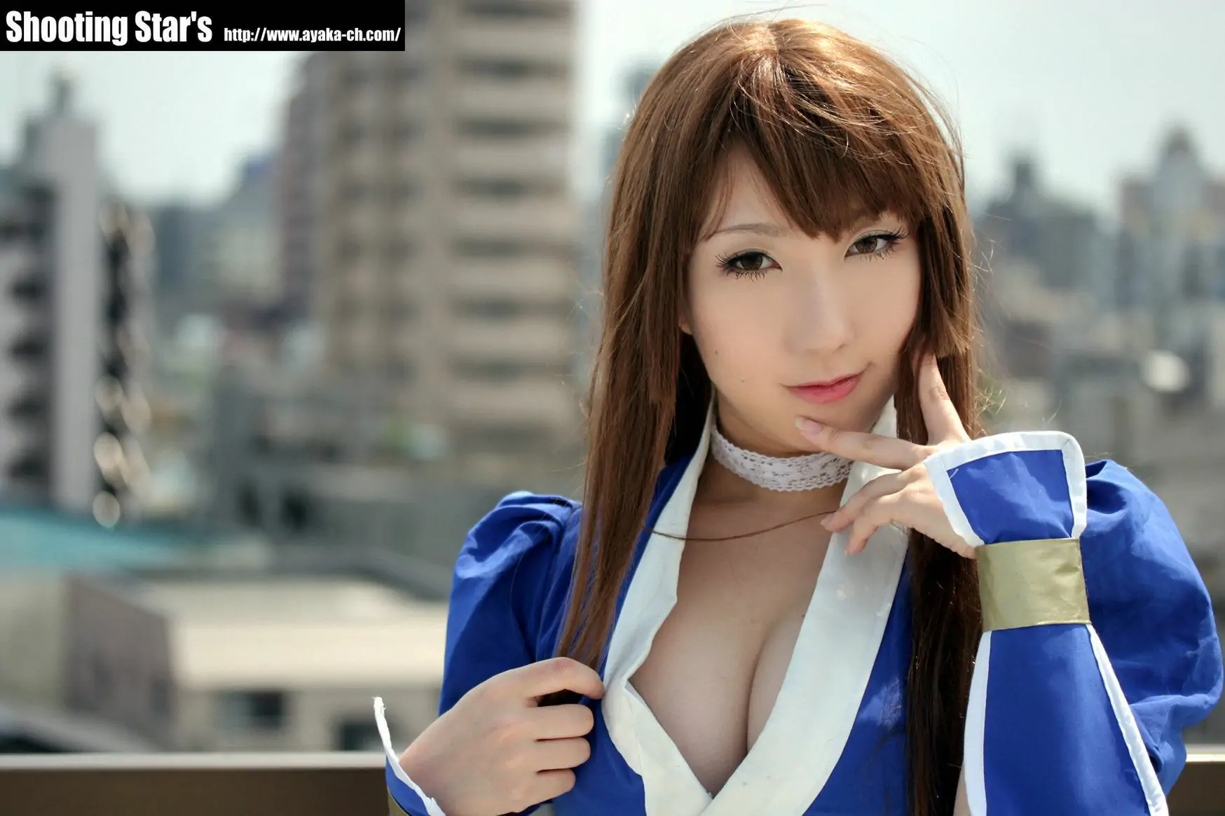 绫香サク (Saku サク Saku Ayaka) 《Dead Or Alive》-霞-Kasumi 蓝色