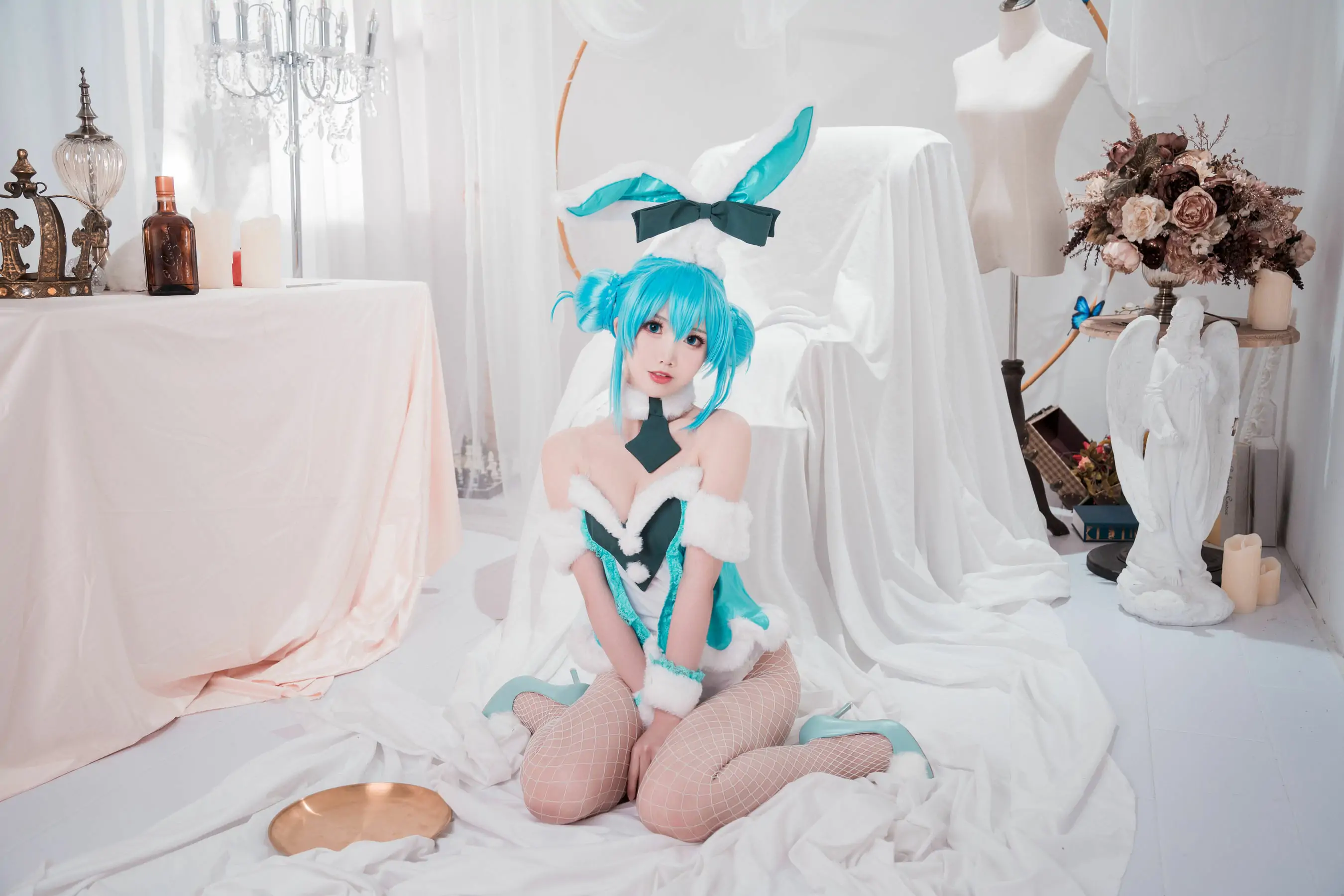 [网红COSER] 可爱人气Coser面饼仙儿 - 初音兔女郎