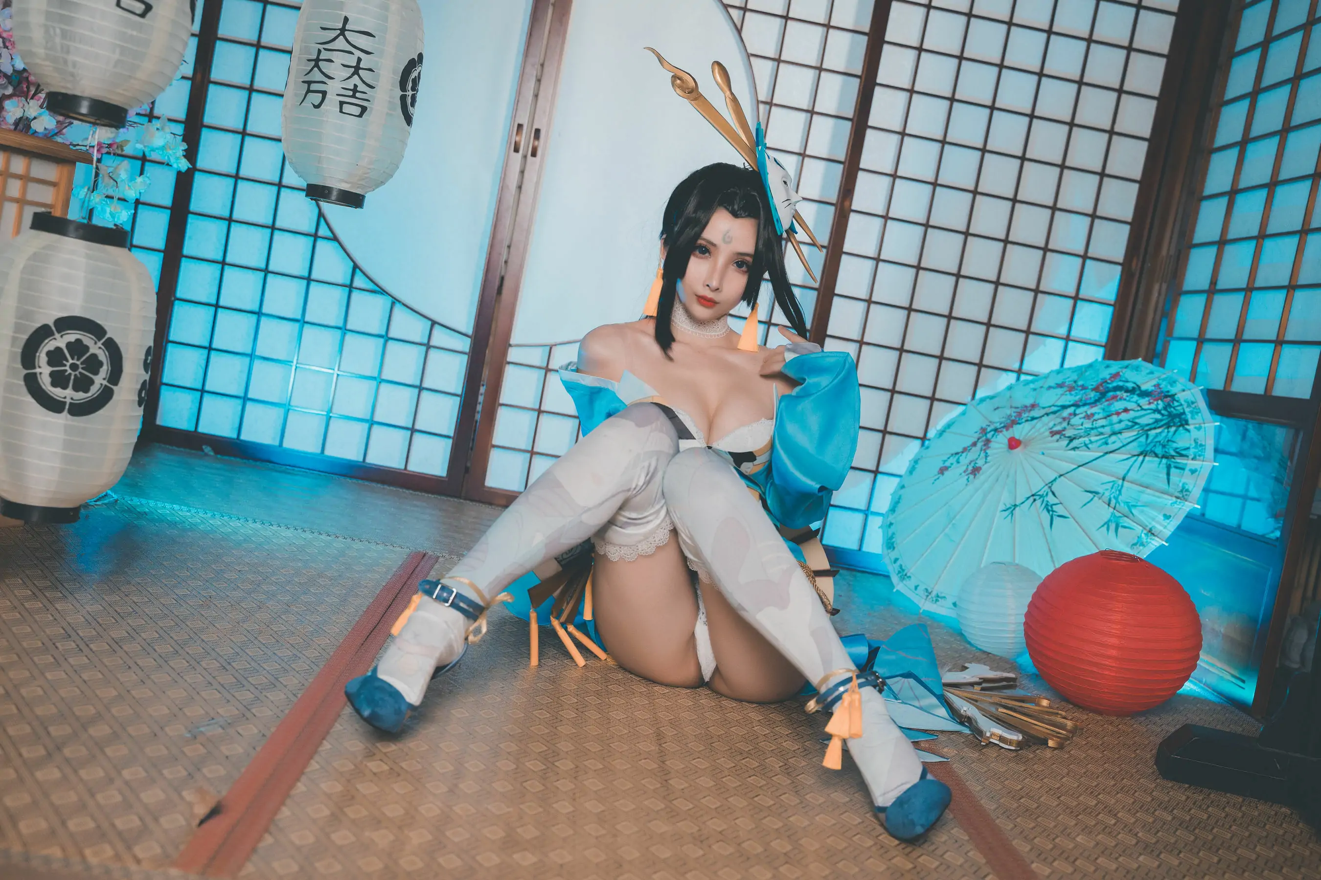 [网红COSER] COS福利rioko凉凉子 - 不知火舞魅语