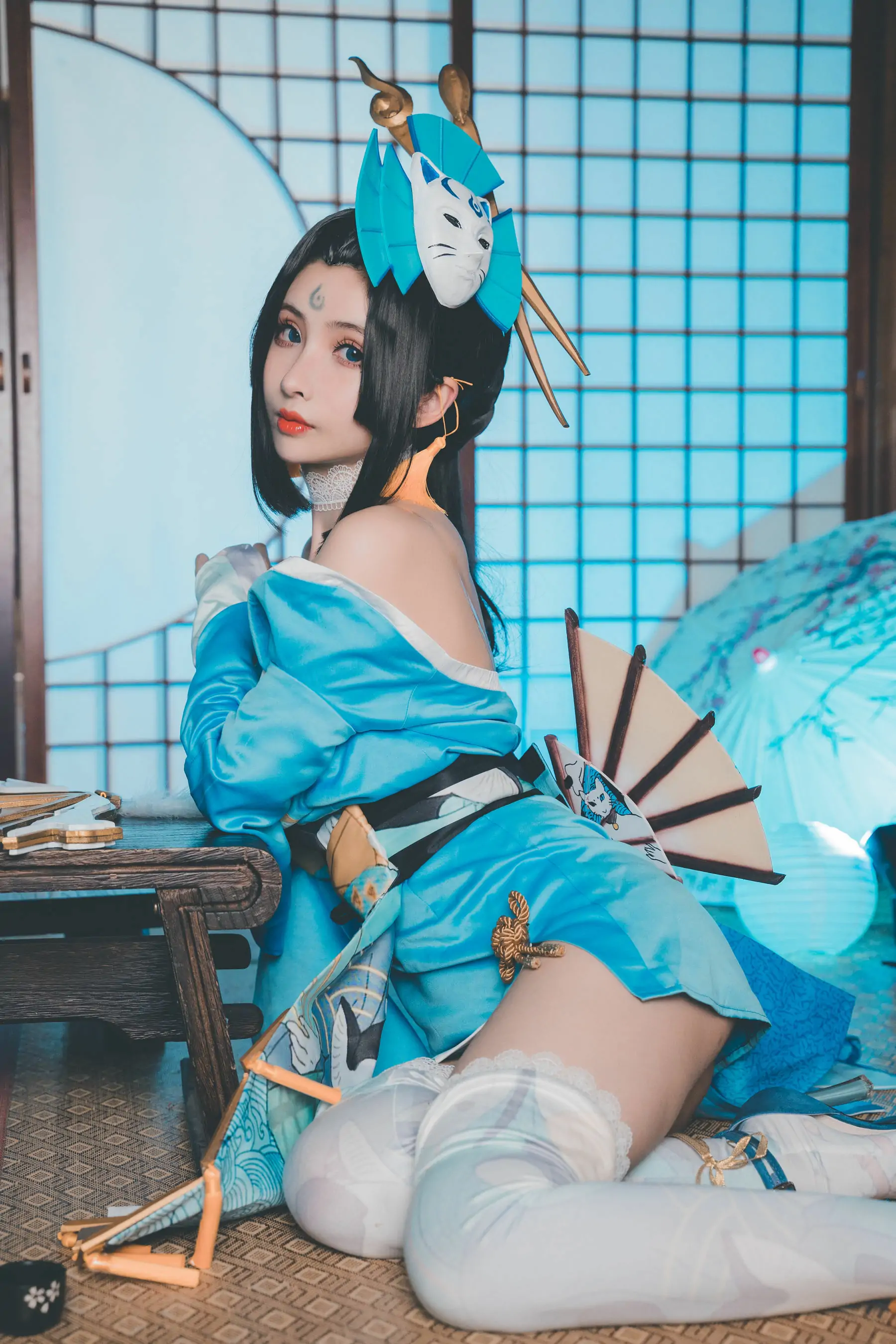 [网红COSER] COS福利rioko凉凉子 - 不知火舞魅语