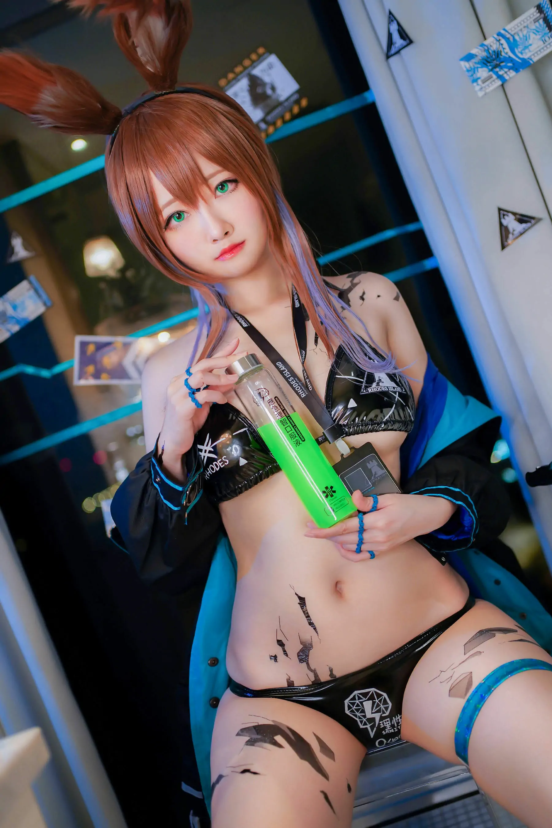 [网红COSER] COS妹子Arty亞緹 - 黑胶兔女郎