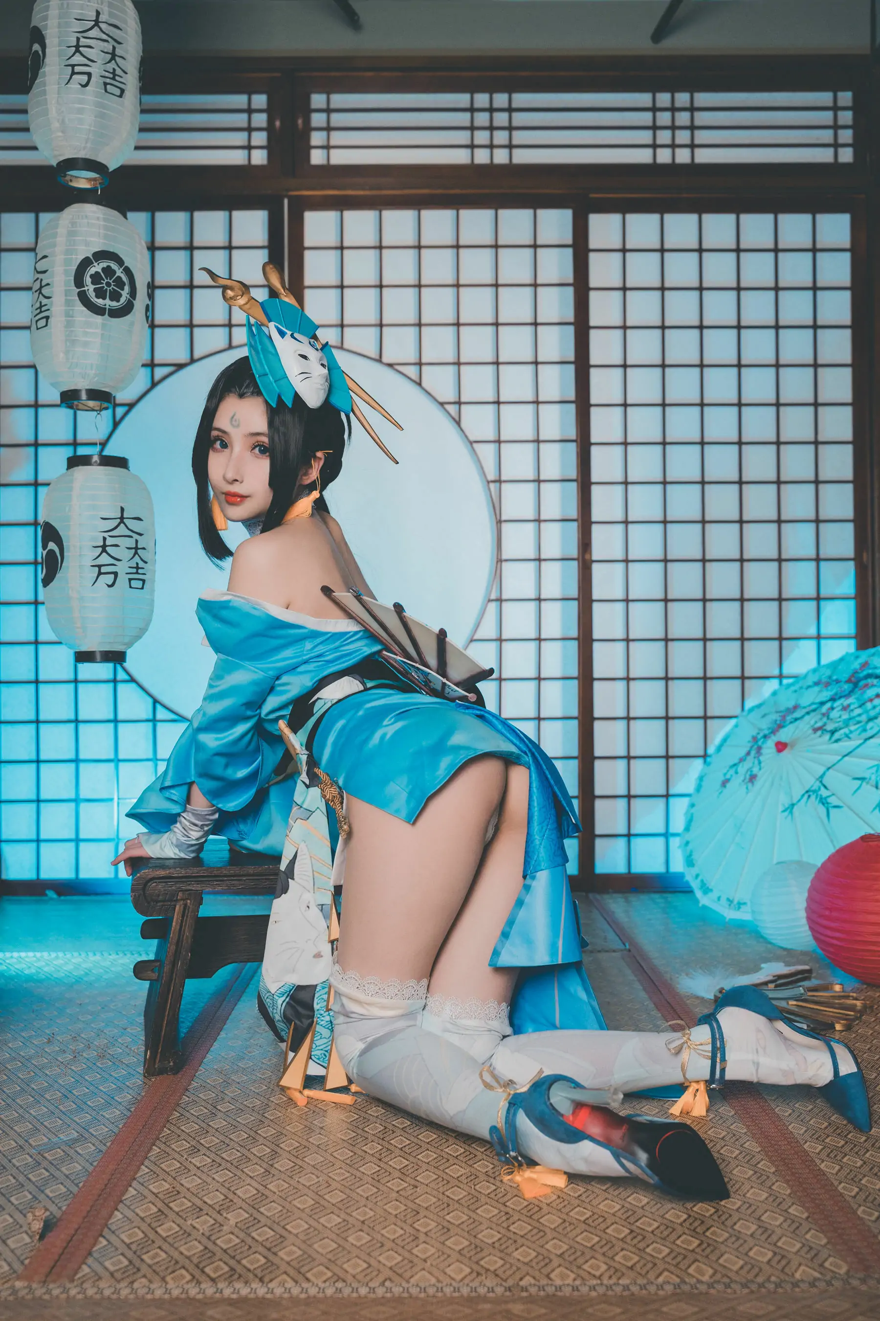 [网红COSER] COS福利rioko凉凉子 - 不知火舞魅语