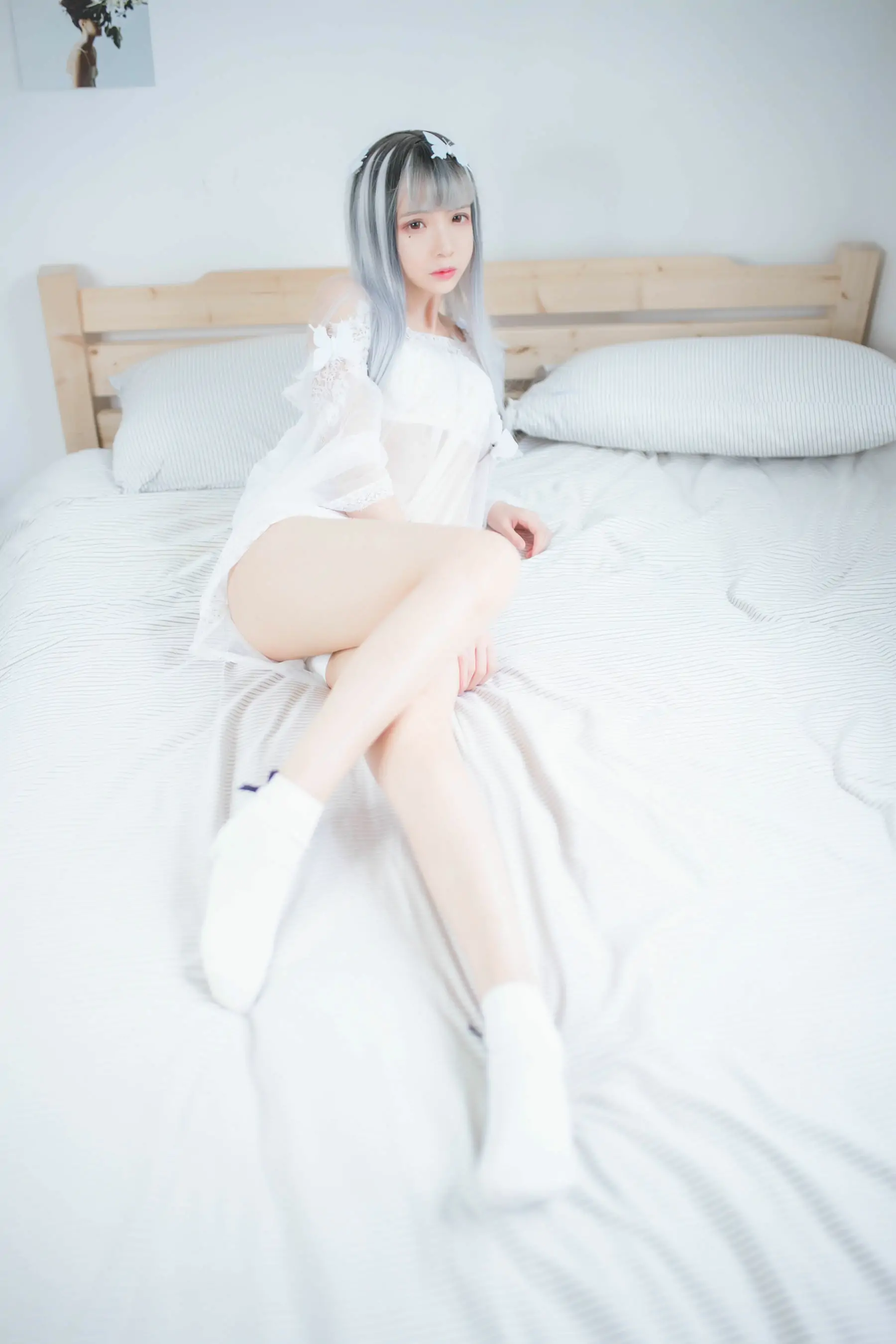 [网红COSER] 疯猫ss - 透明白纱