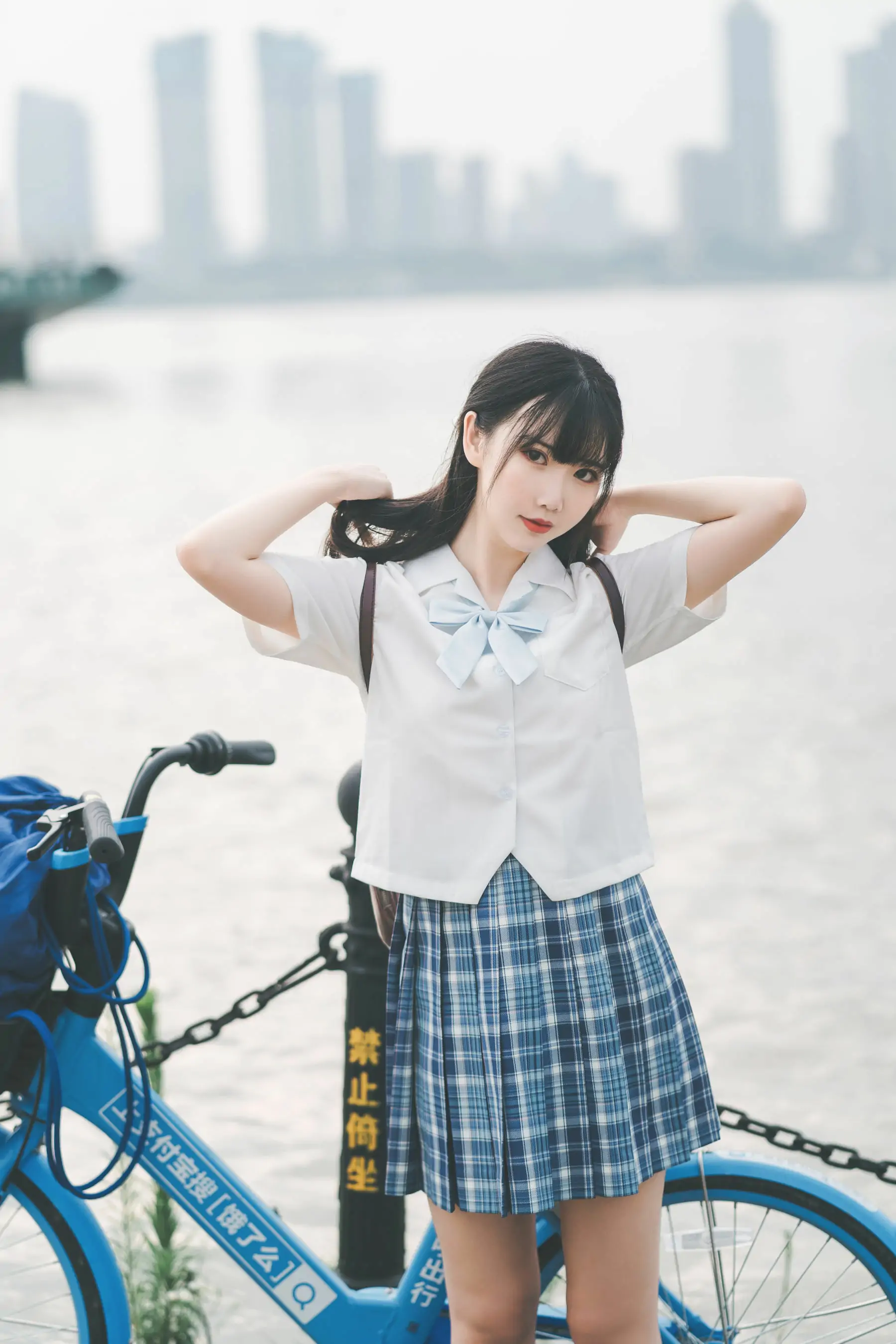 [网红COSER] 可爱人气Coser面饼仙儿 - 沙雕JK