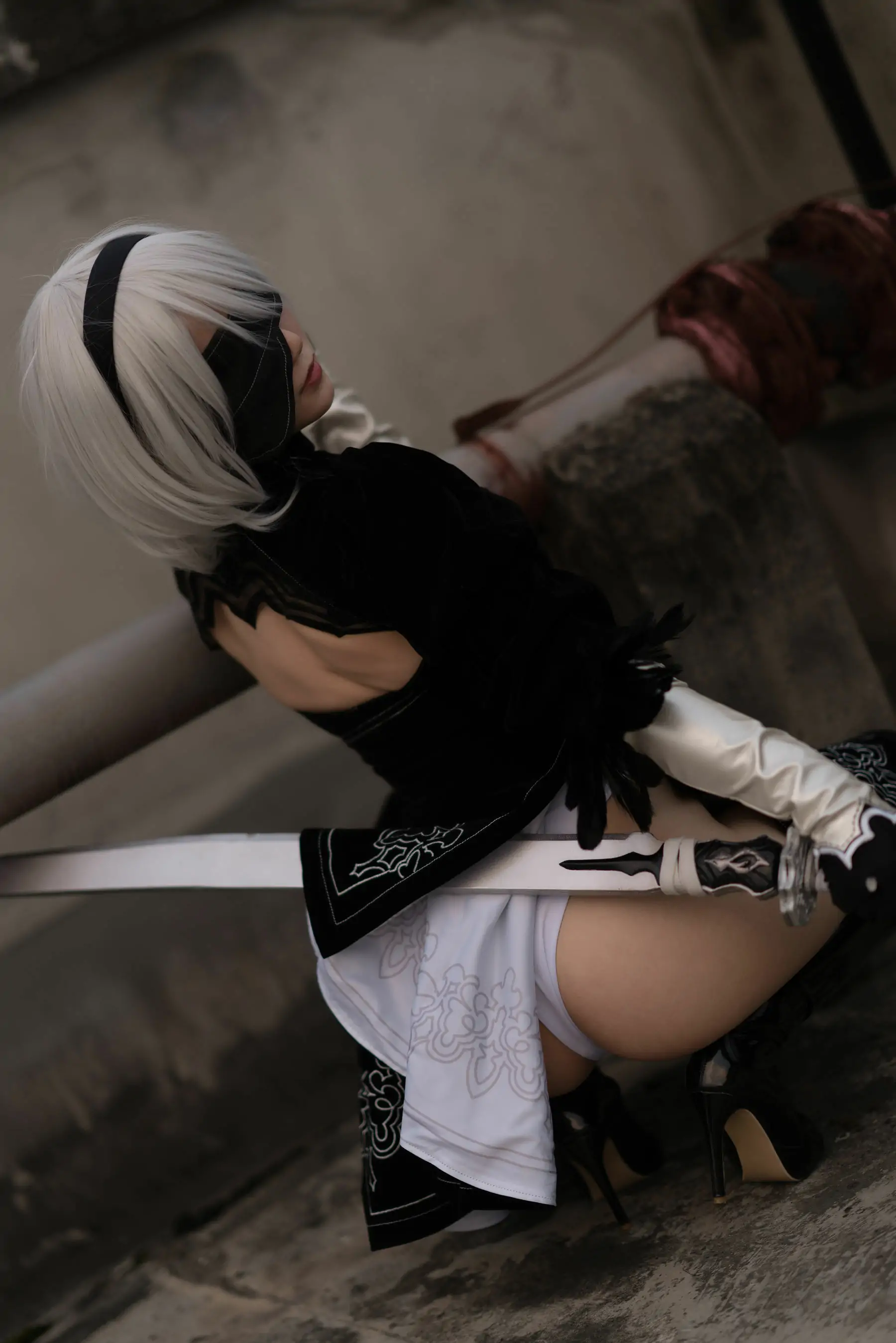 [网红COSER] 动漫博主小仓千代w - 舰长 2B原皮