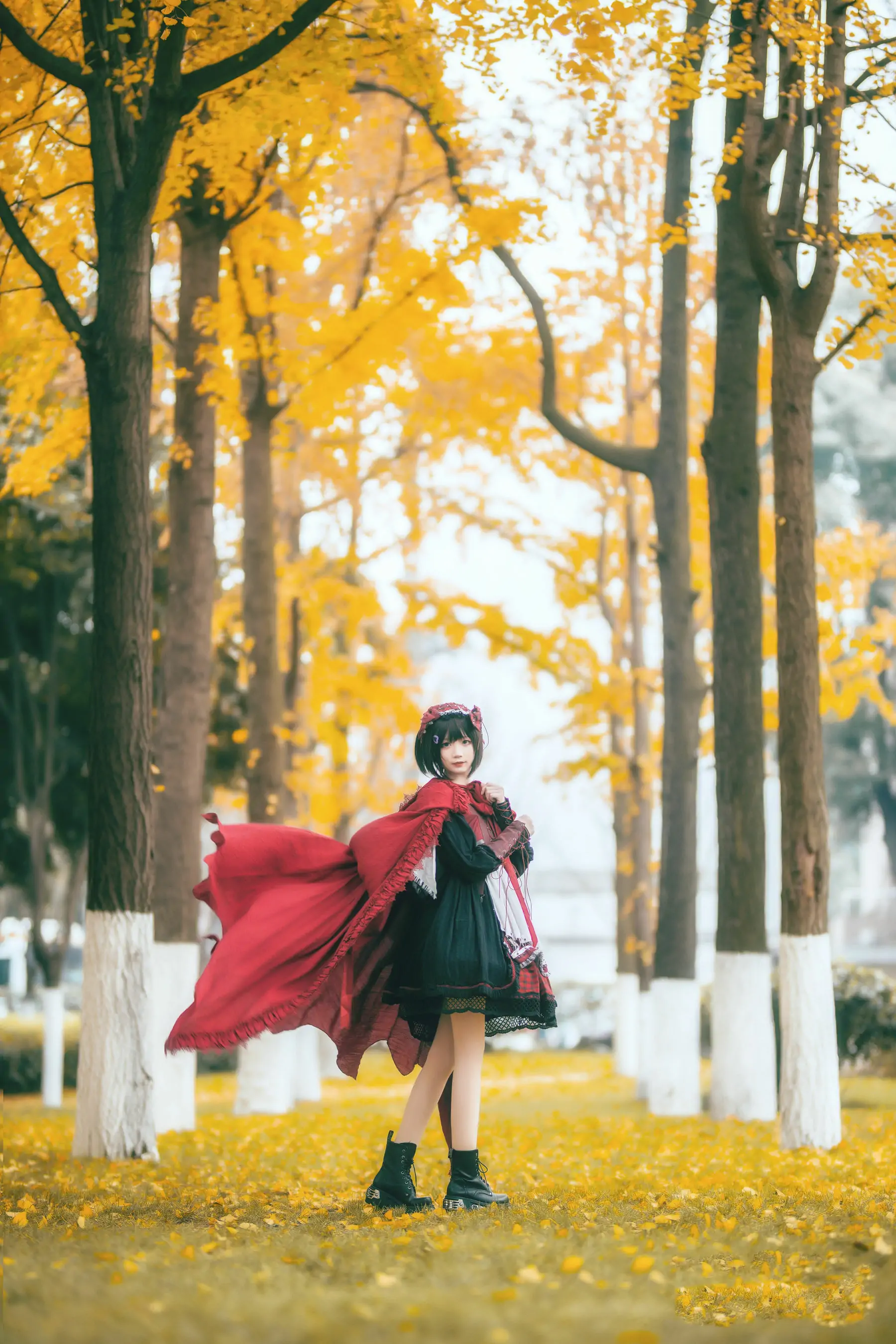 [Cosplay写真] 清纯少女五更百鬼 - 小红帽