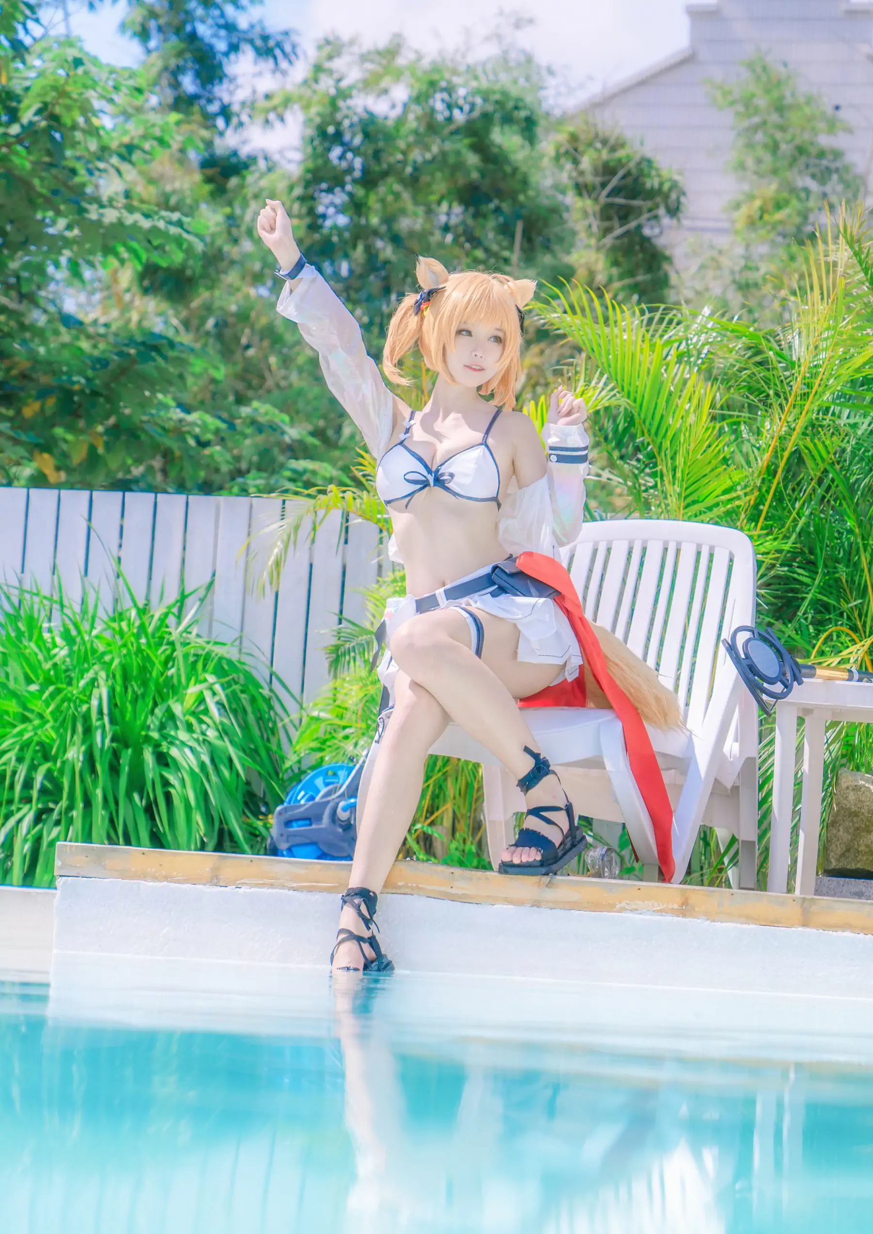 [Cosplay写真] 萌宠博主yui金鱼 - 空泳装