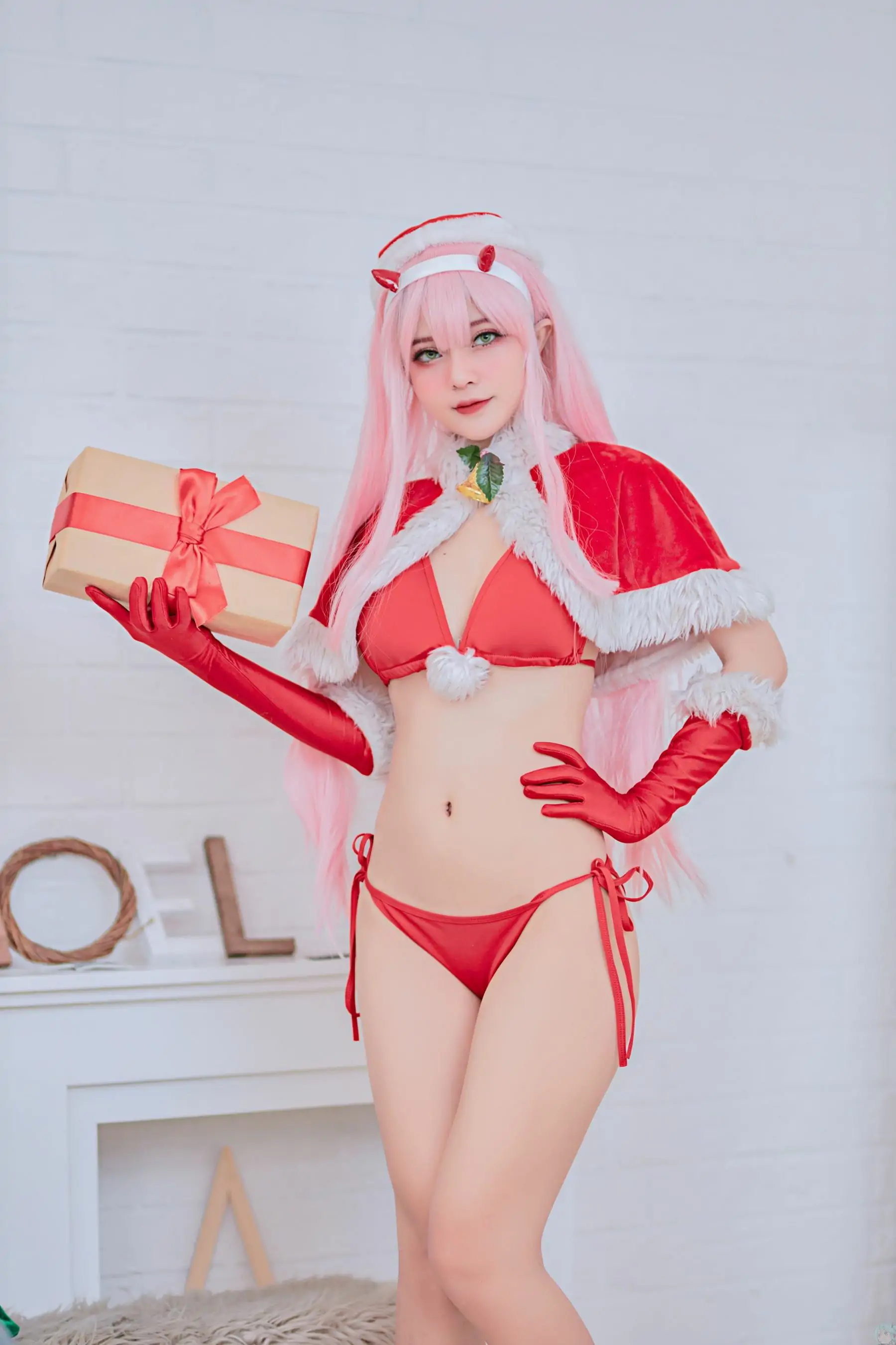 [Cosplay写真] Azami福利 - Zero Two X-Mas