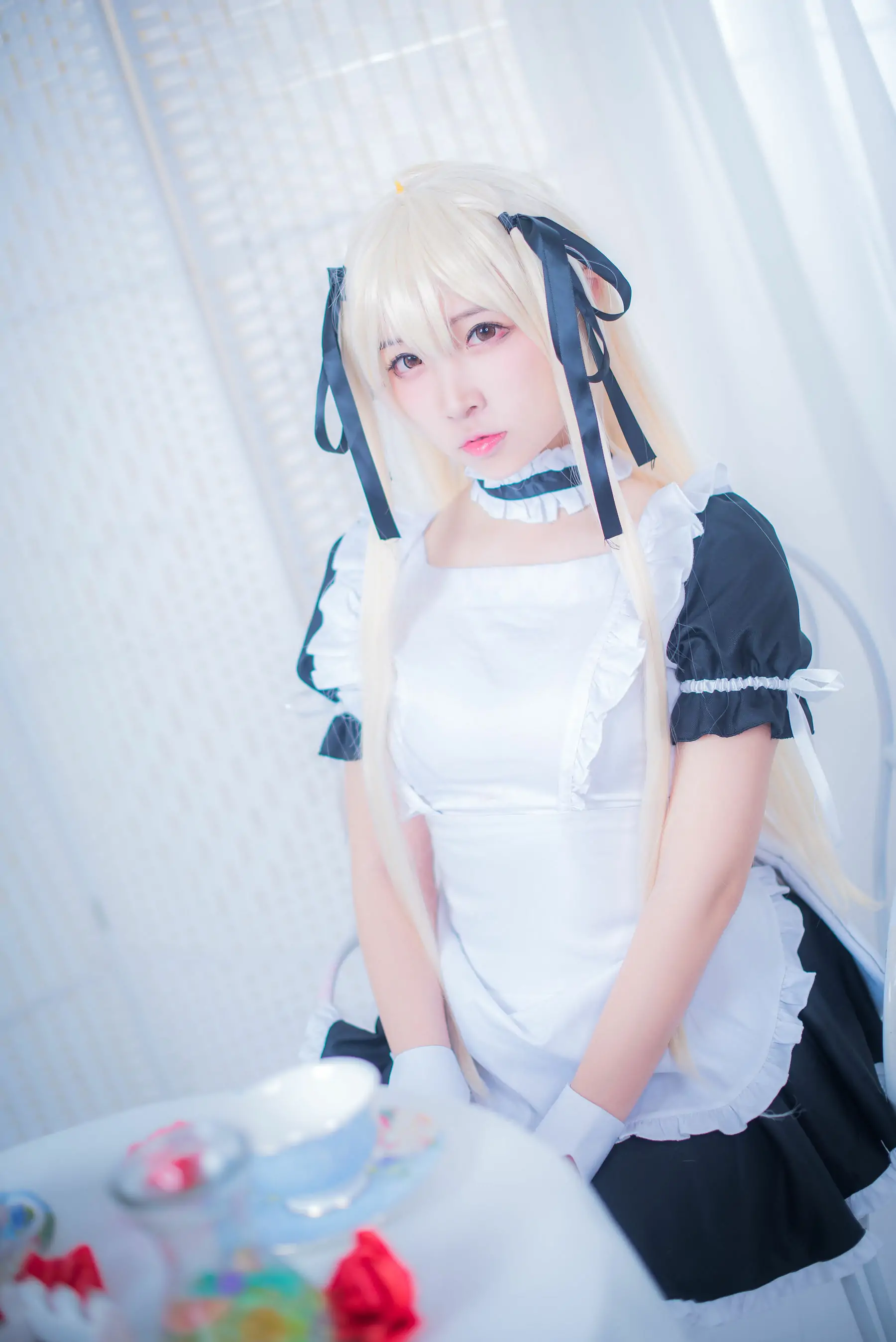 [Cosplay写真] 人气Coser二佐Nisa - 穹妹女仆