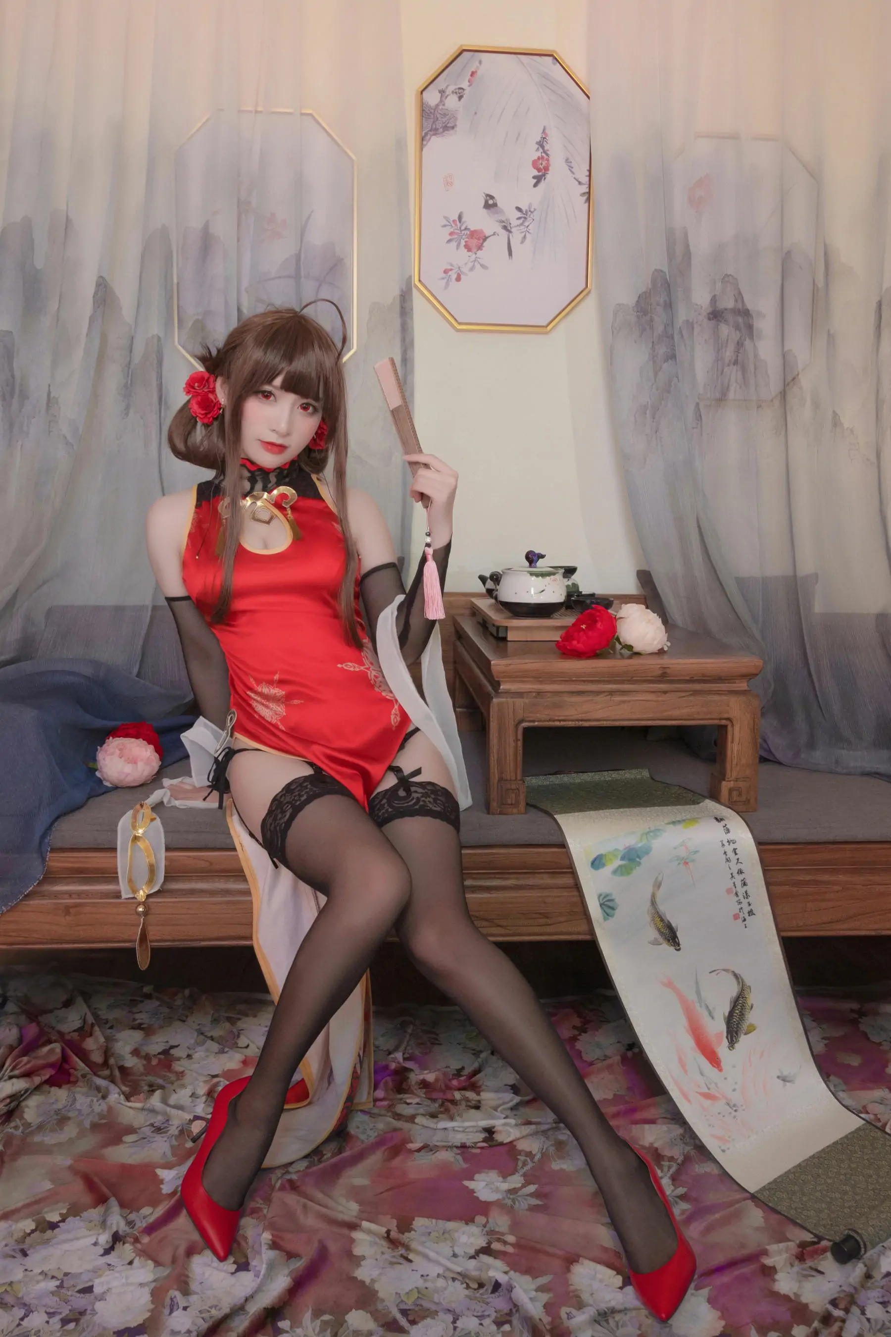 [Cosplay写真] Coser星野saori - DSR-50 红牡丹