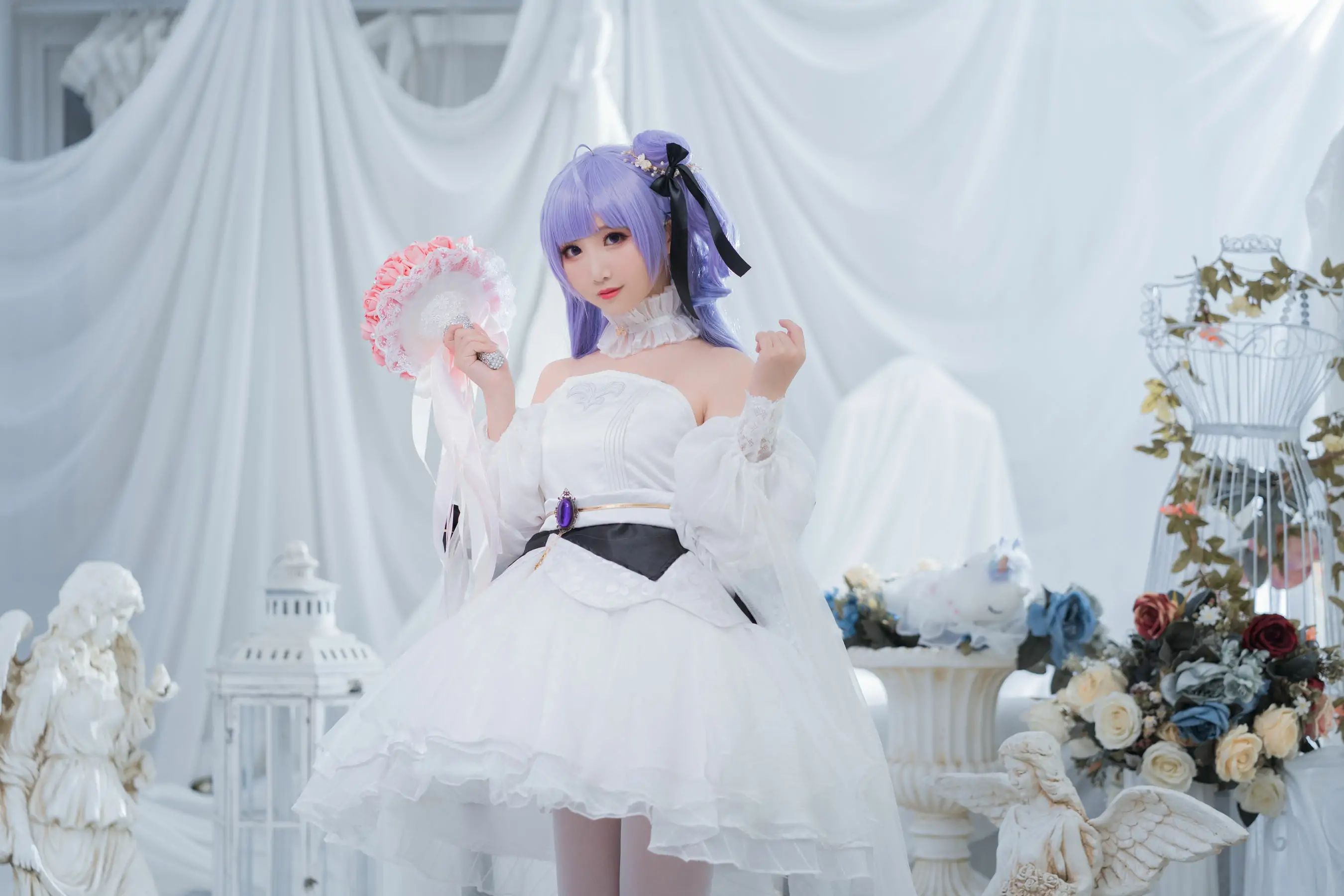 [Cosplay写真] 可爱人气Coser面饼仙儿 - 独角兽婚纱