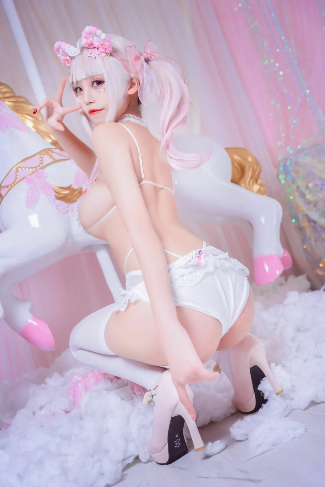 [Cosplay写真] 萌系小姐姐蜜汁猫裘 - 糖果假期