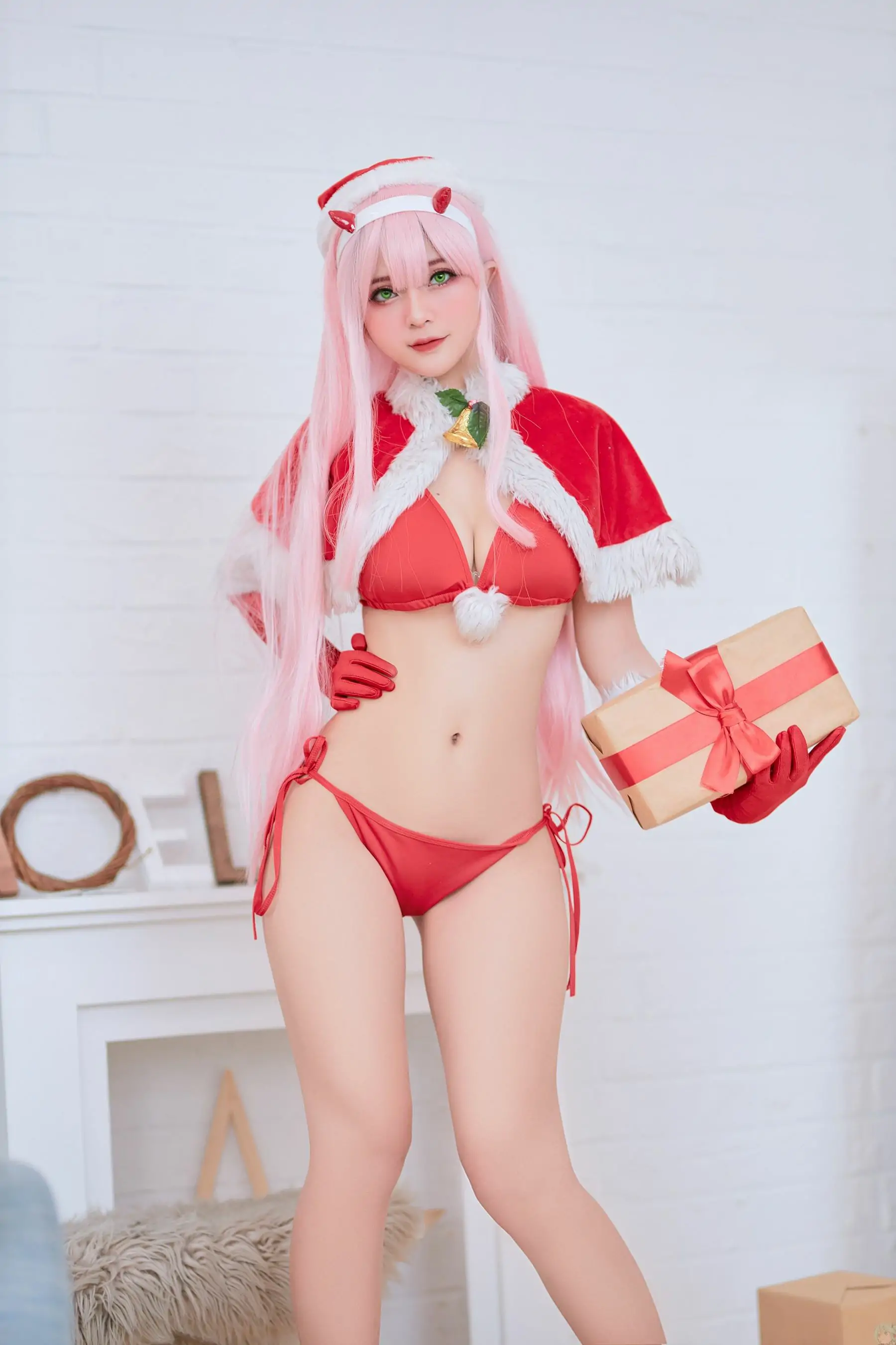 [Cosplay写真] Azami福利 - Zero Two X-Mas