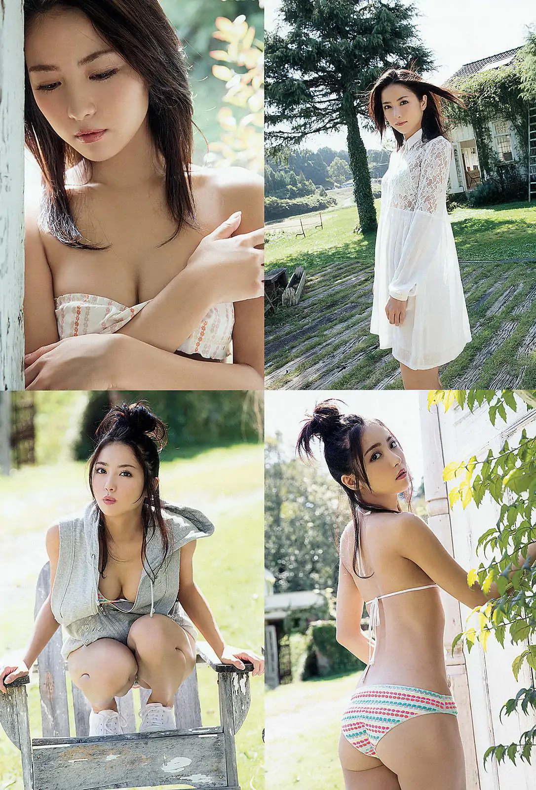 石川恋 藤田美里 新木さくら 稲村亜美 金子理江 佐藤麗奈 [Young Animal] 2015年No.22 写真杂志