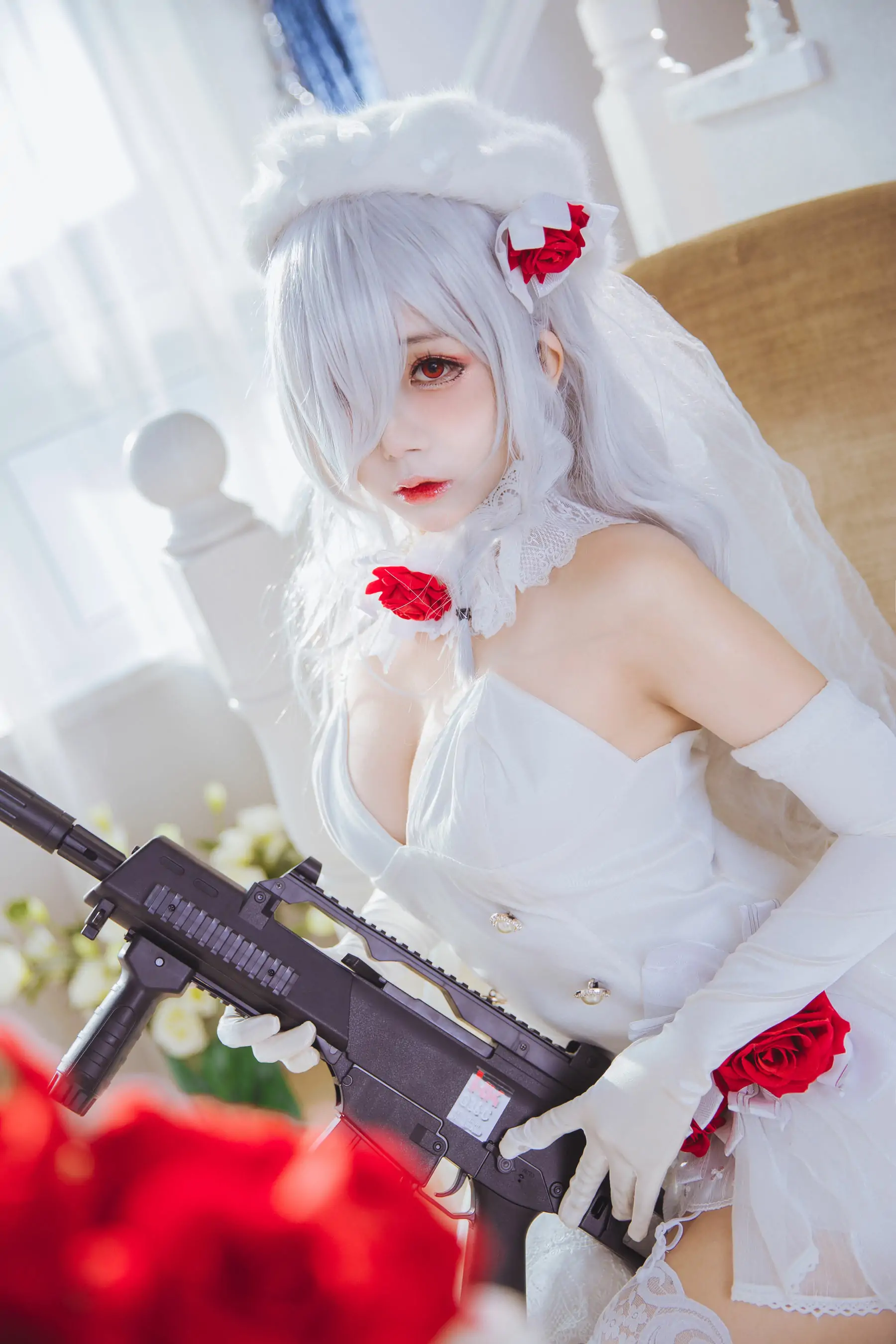 Cosplay日奈娇 g36c 礼服