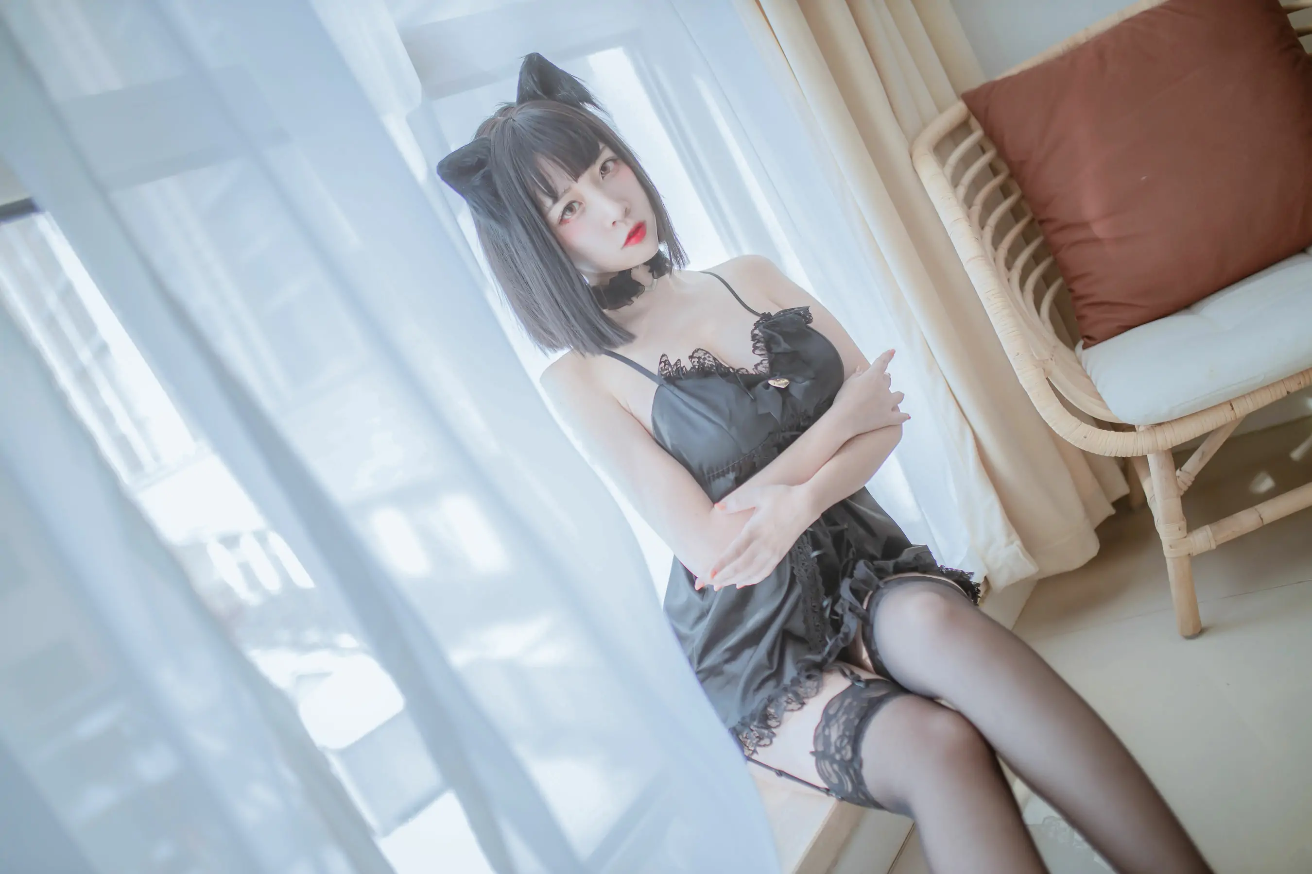 Cosplay日奈娇 私房双人猫耳