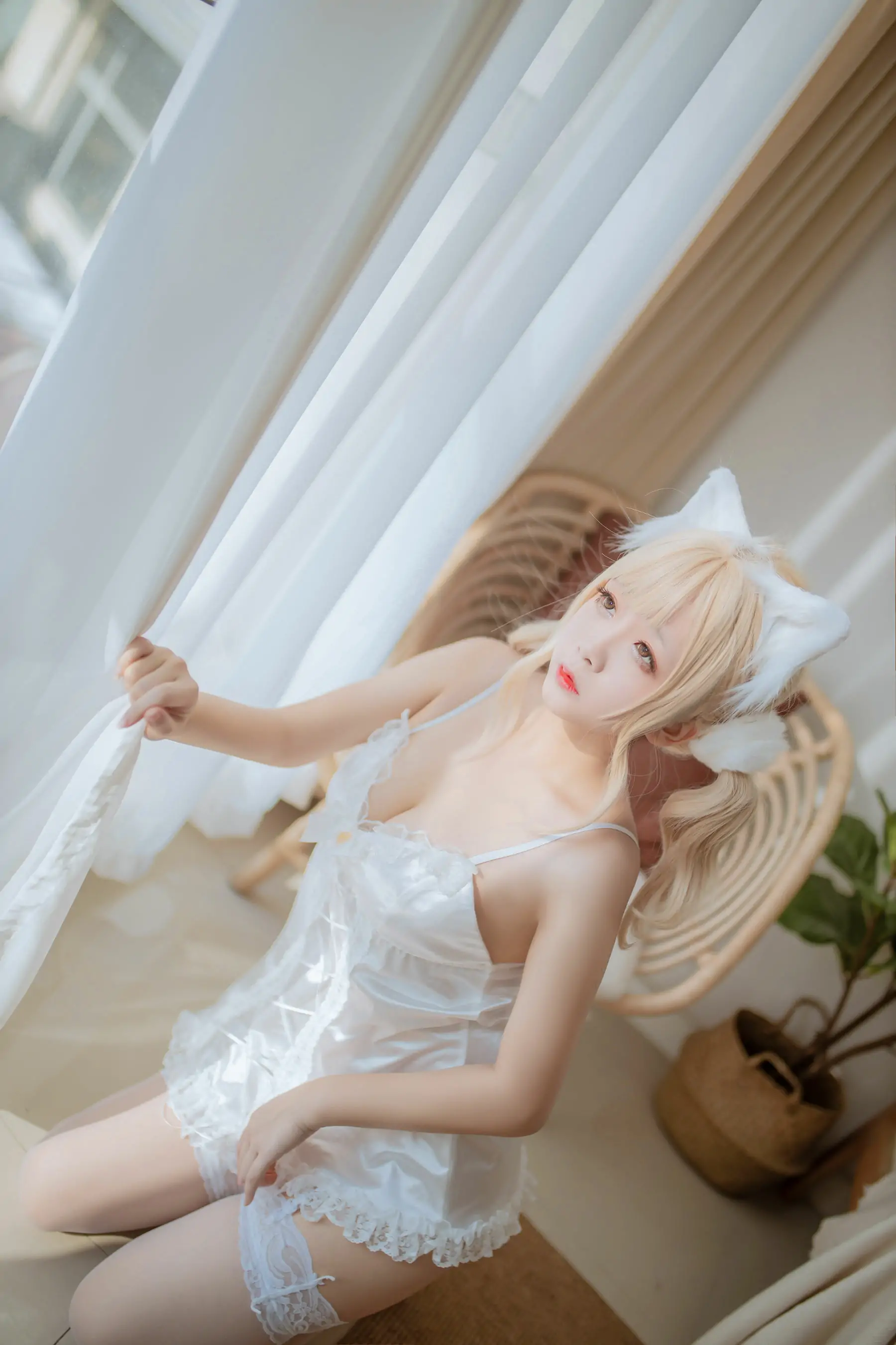 Cosplay日奈娇 私房双人猫耳