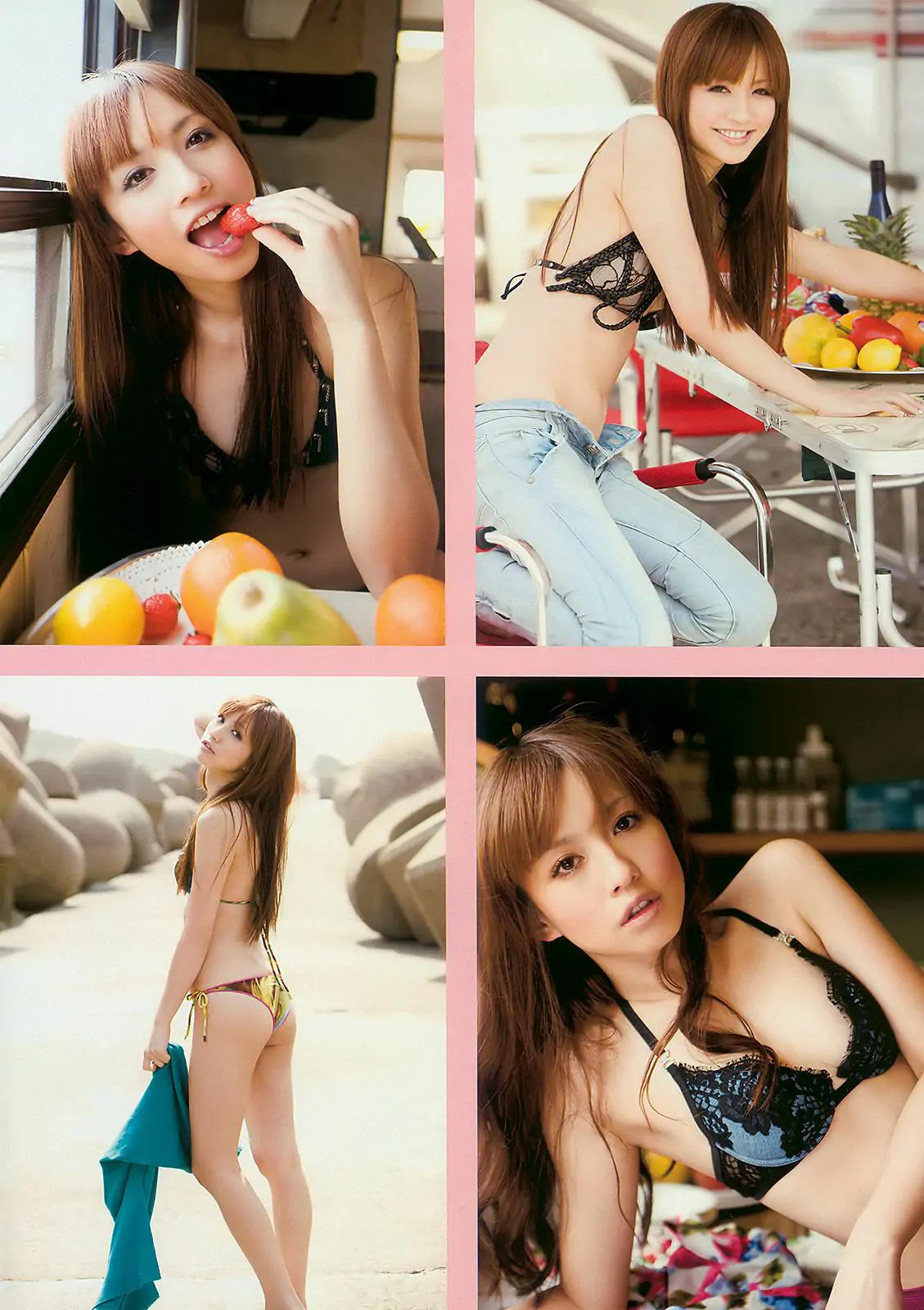 優木まおみ 松井玲奈 瀬尾秋子 東江梨加 夏菜 [Weekly Playboy] 2010年No.21 写真杂志