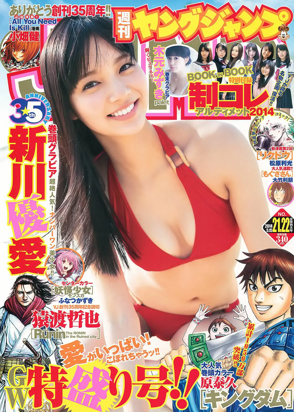 新川優愛 木元みずき 制コレ アルティメット2014 [Weekly Young Jump] 2014年No.21-22写真杂志