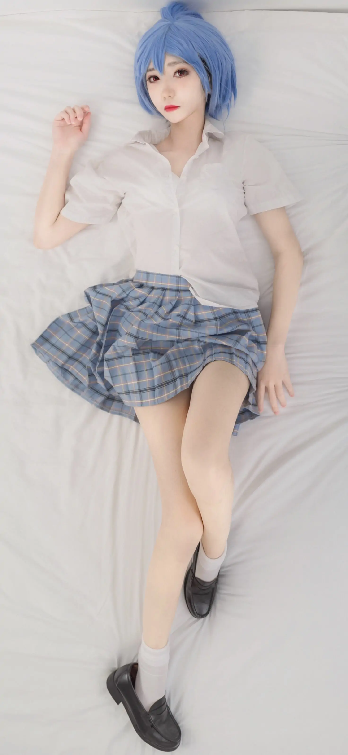 动漫博主南桃Momoko 绫波丽制服