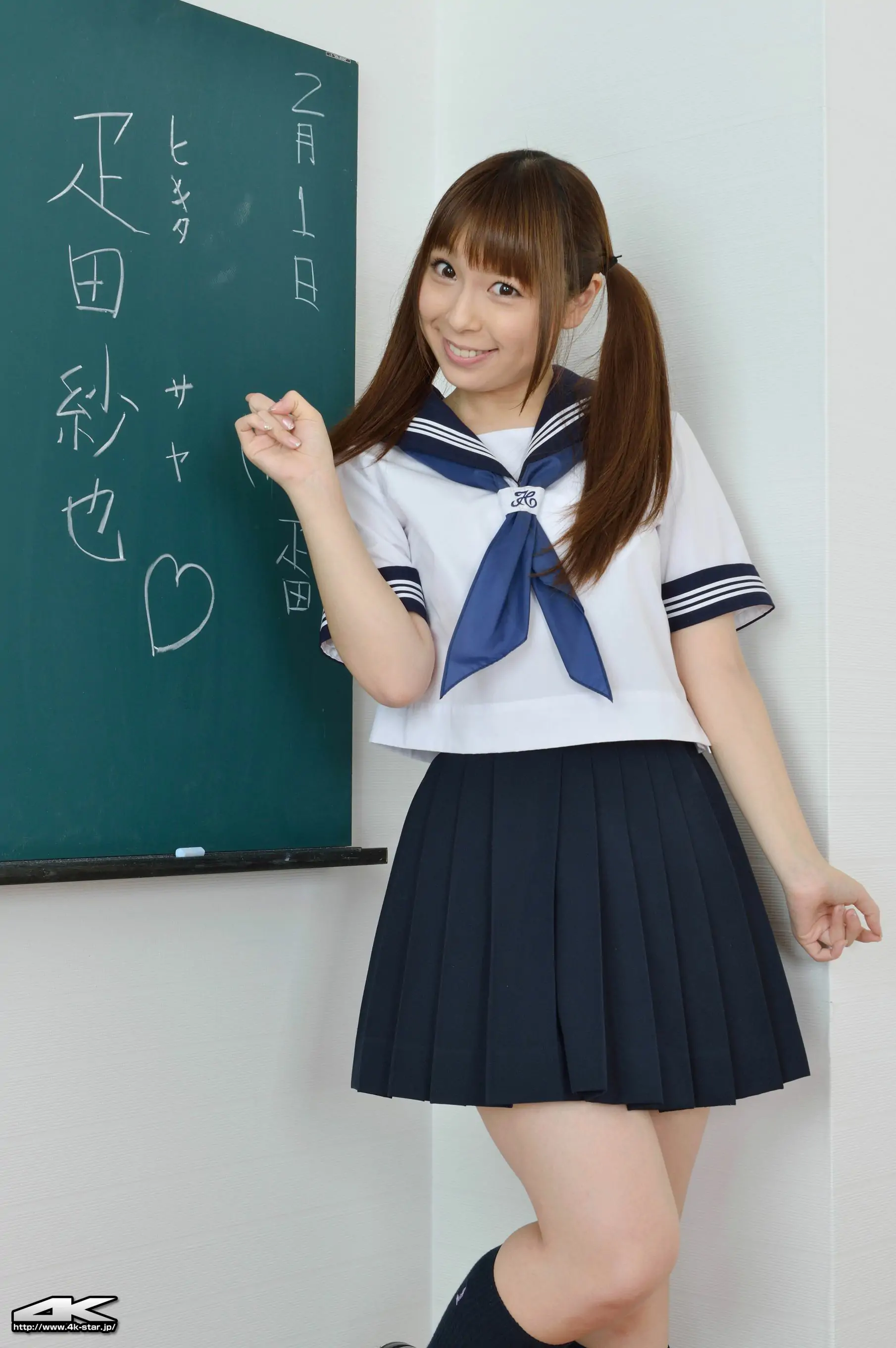 [4K-STAR] NO.00134 疋田紗也 School Girl 教室学生装 