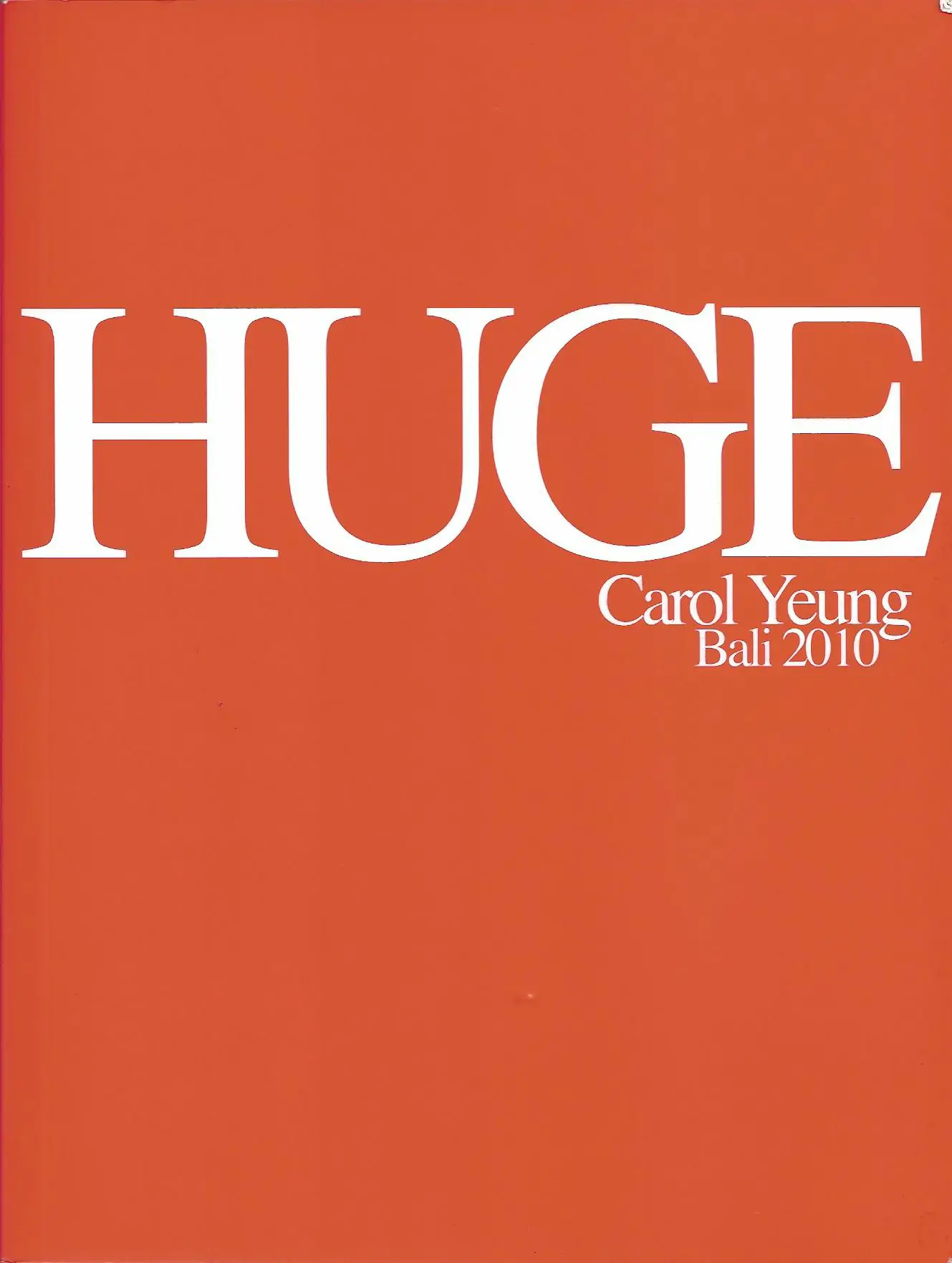 Carol楊焉《Huge》 [Photo Book] 