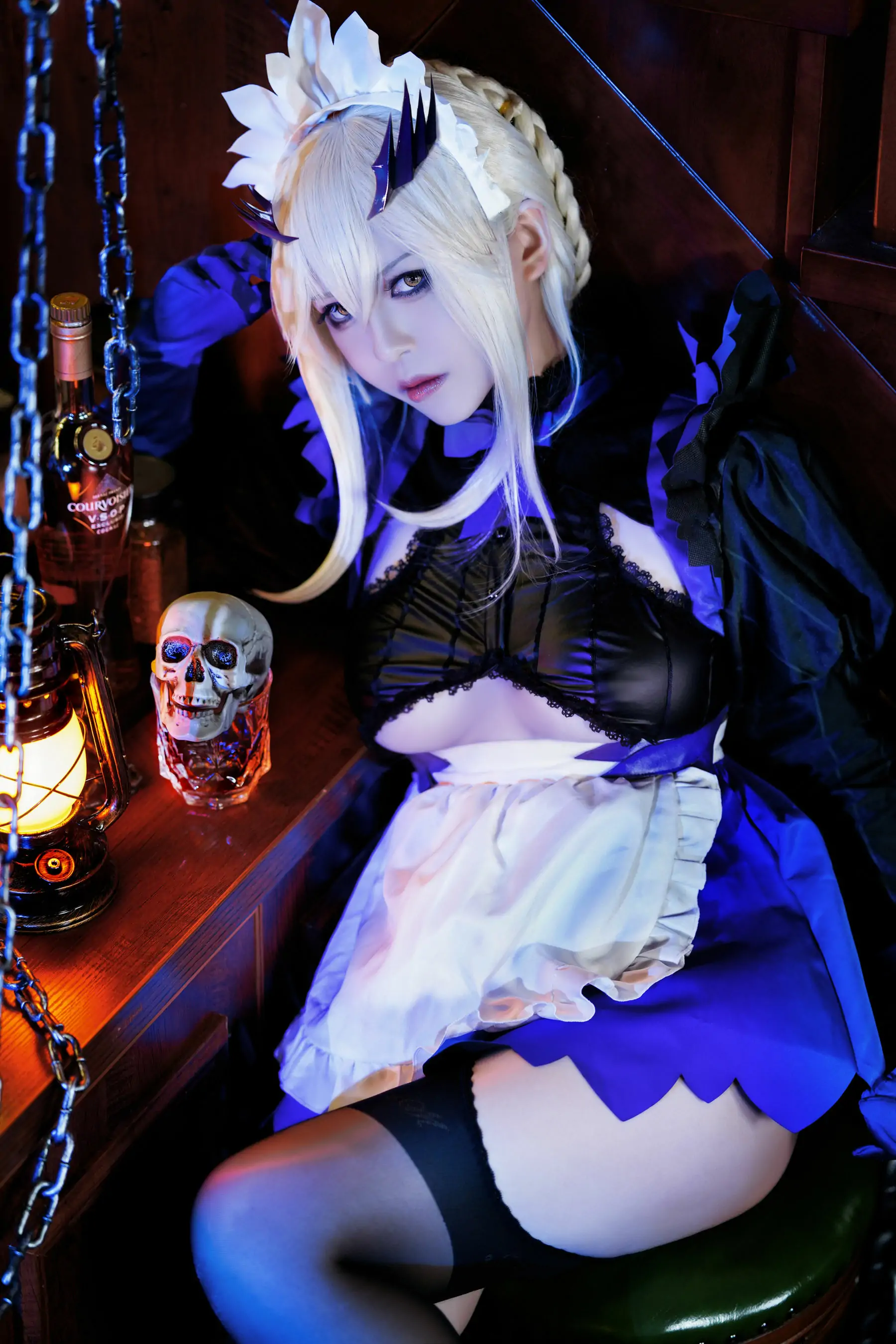 [网红COSER写真] 半半子 - LancerAlter Maid