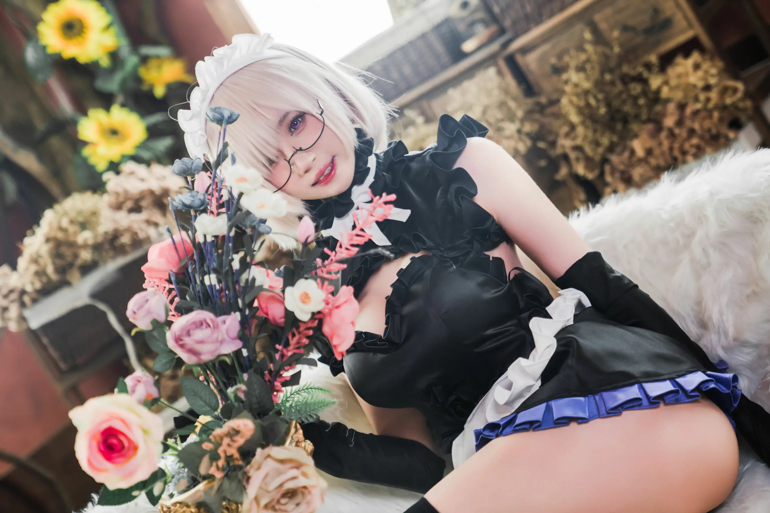 [福利COS] 西园寺南歌写真 - 玛修女仆